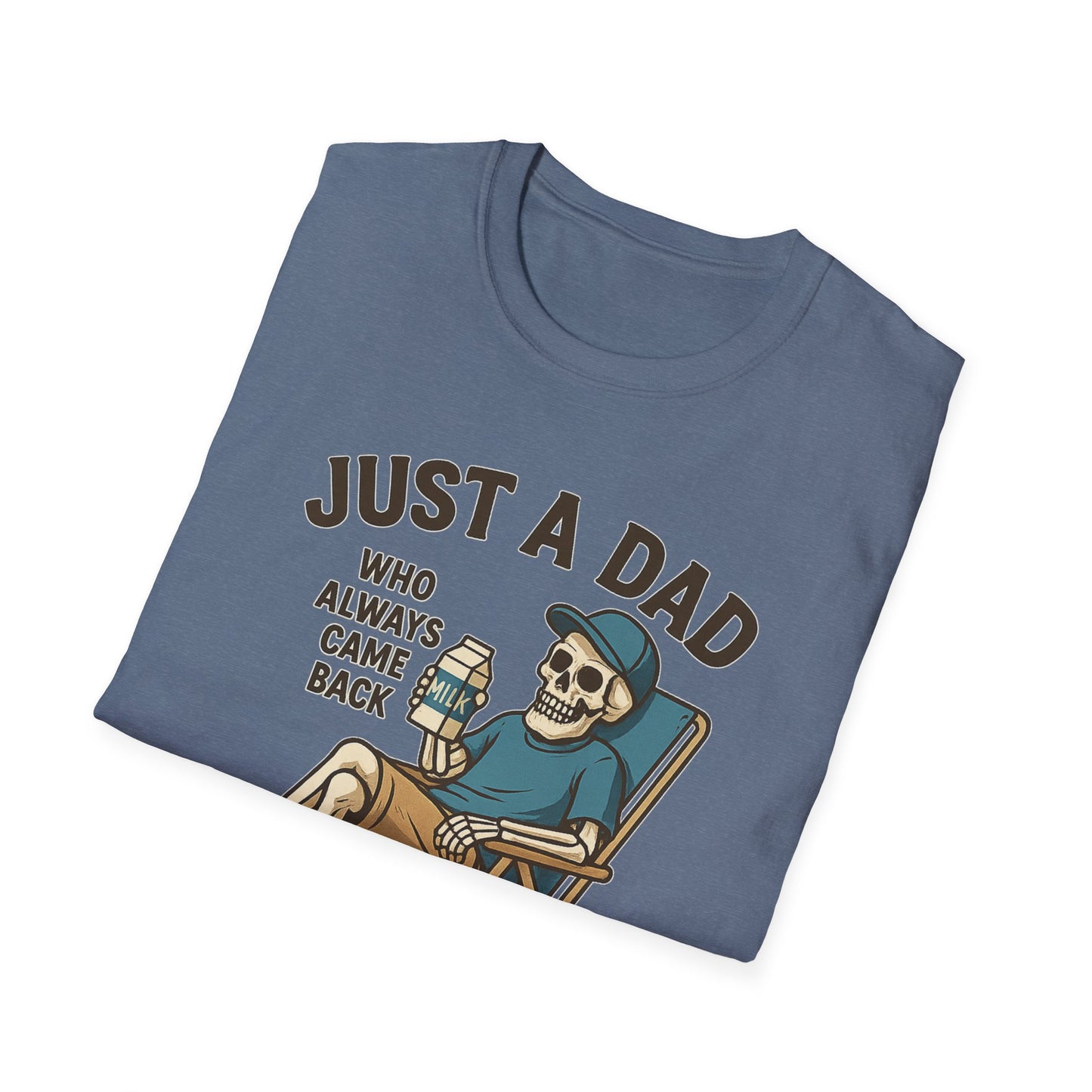 Just a Dad with the Milk Tee, Funny Father's Day Shirt