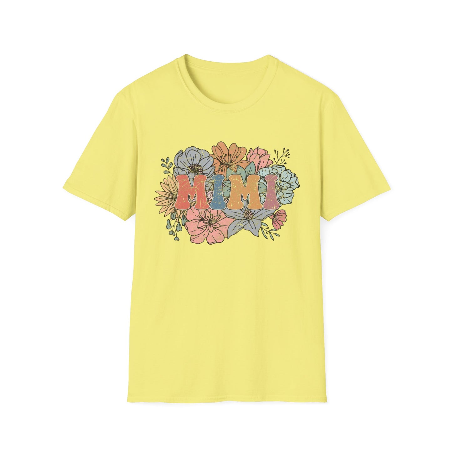 Floral 'Mimi' Unisex T-Shirt - Perfect Gift for Moms, Mother's Day, Family Gatherings, Casual Wear, Spring Fashion