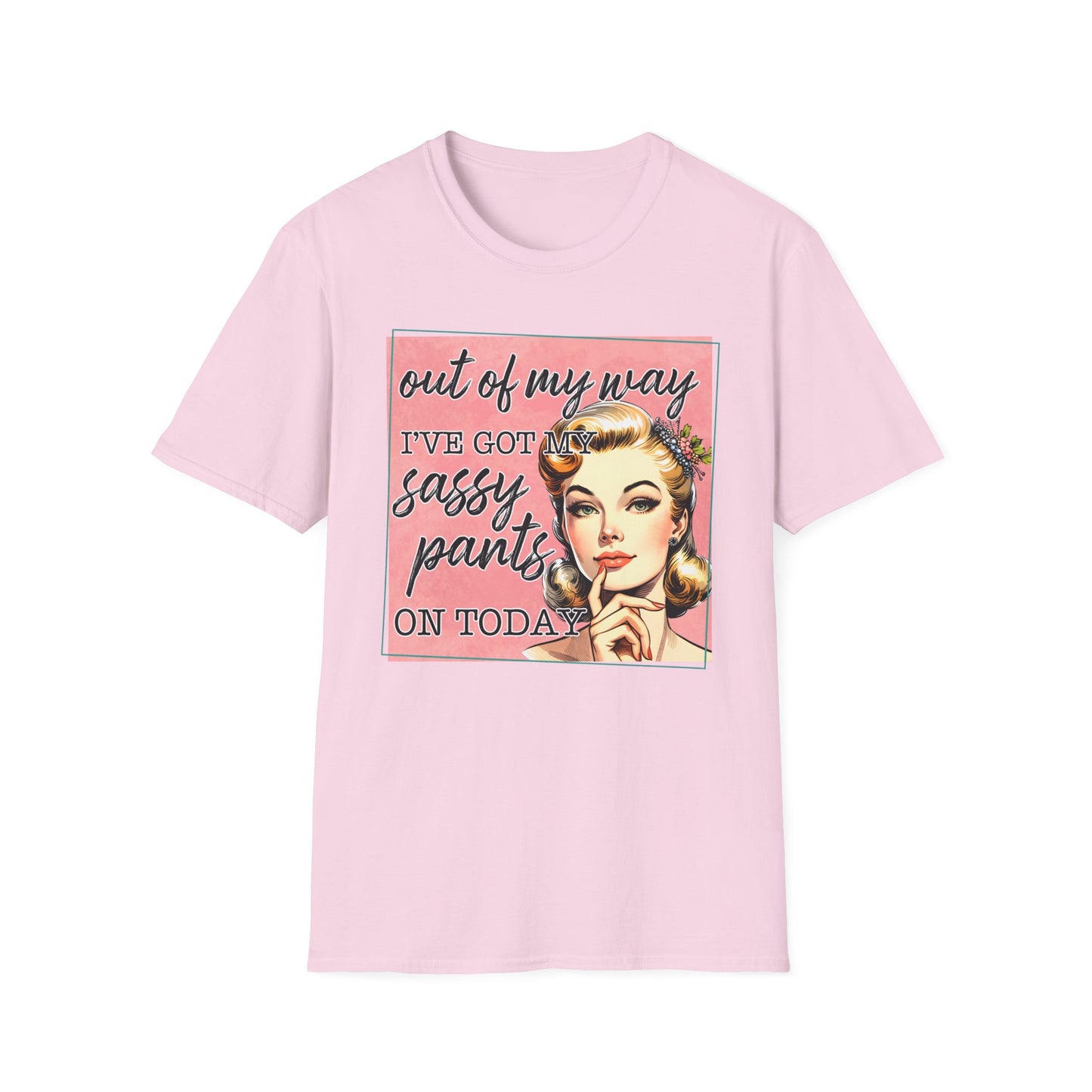 Sassy Pants Unisex Softstyle T-Shirt - Fun Retro Graphic Tee
