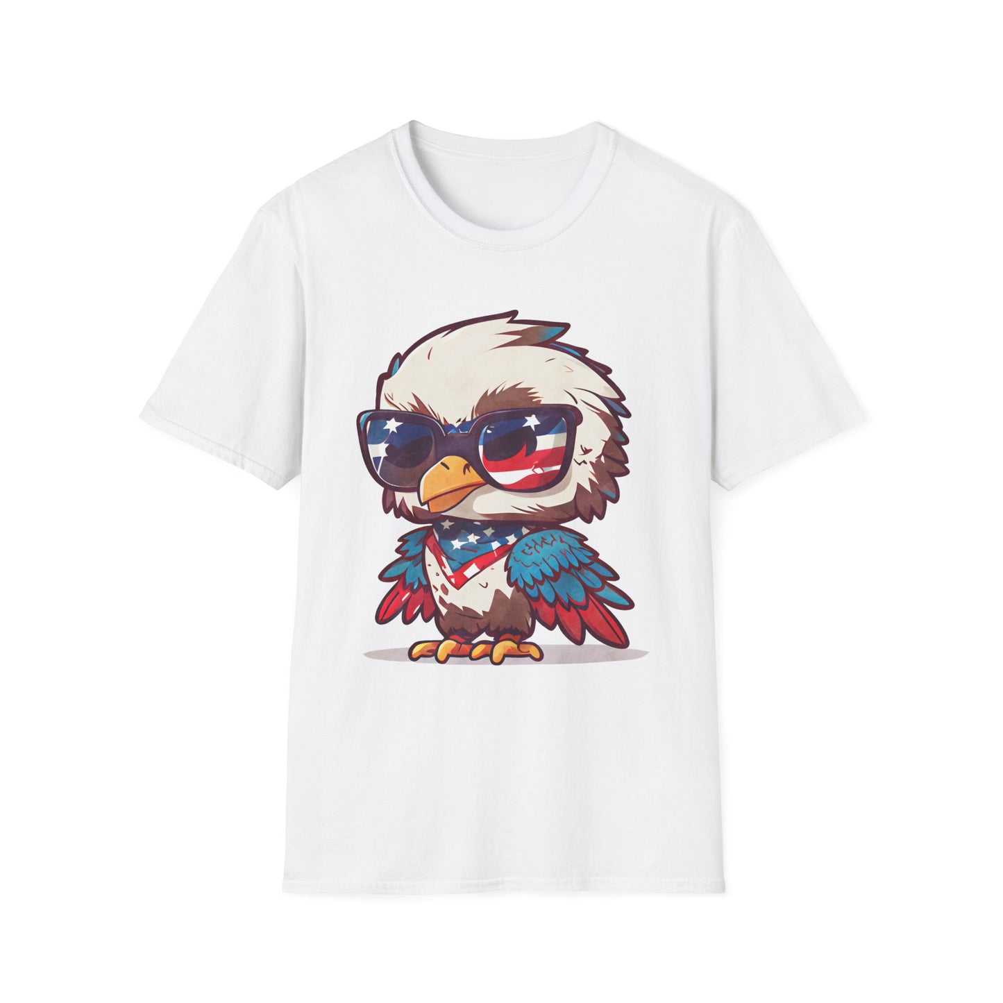 Patriotic Eagle Graphic T-Shirt