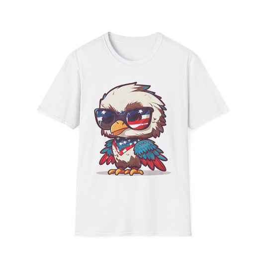 Patriotic Eagle Graphic T-Shirt