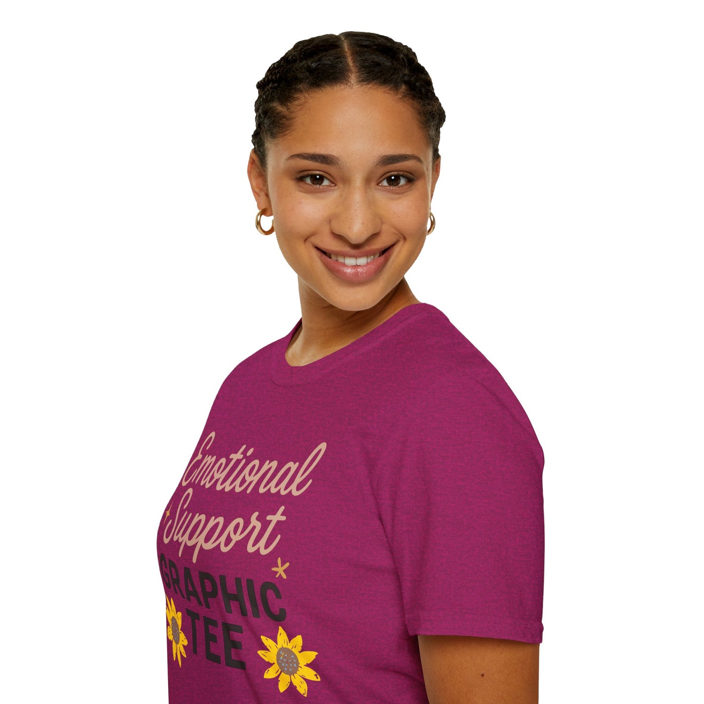 Emotional Support Graphic T-Shirt for Positivity Lovers