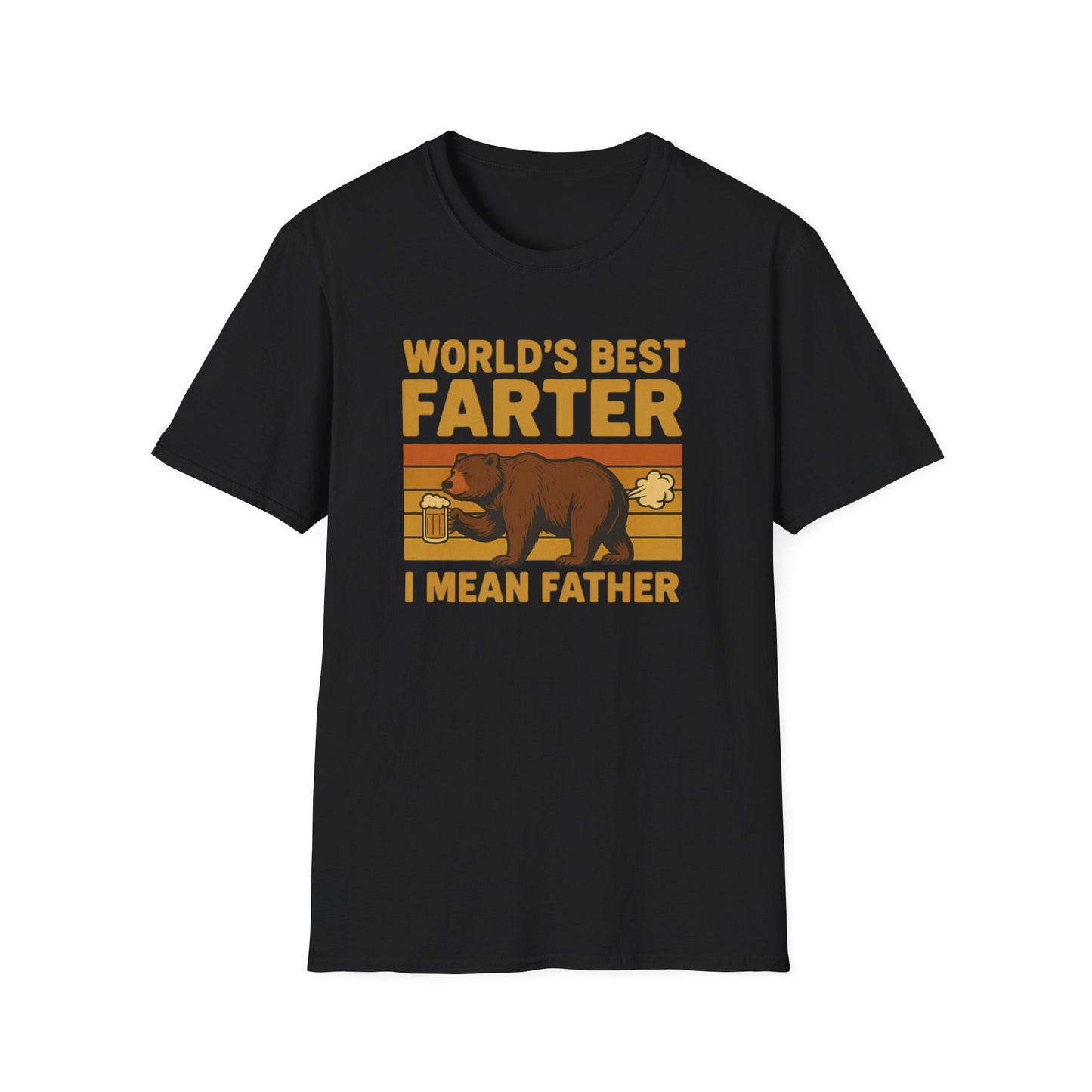 Funny Fathers Day T-Shirt, World's Best Farter Shirt, Dad Humor Tee, Unisex Gift for Dad, Comfy Father's Day Apparel