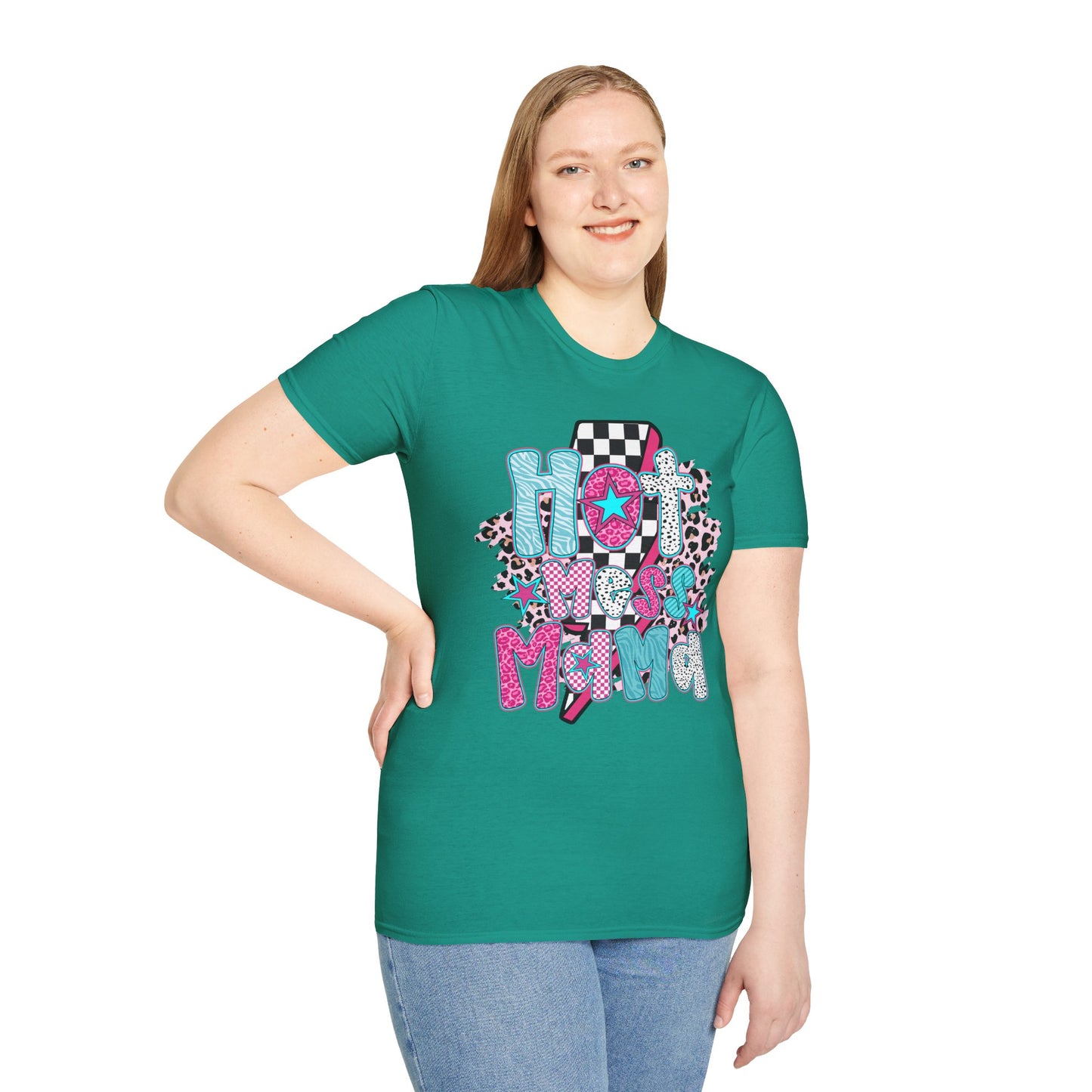 Fun 'Hot Mess Mama' T-Shirt - Perfect for Moms!