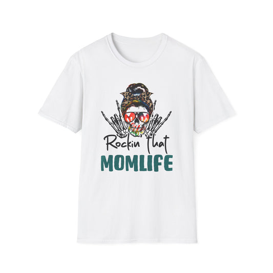 Rockin' That Mom Life Unisex T-Shirt, Gift for Moms, Fun Casual Wear, Mother's Day Top, Cool Graphic Tee