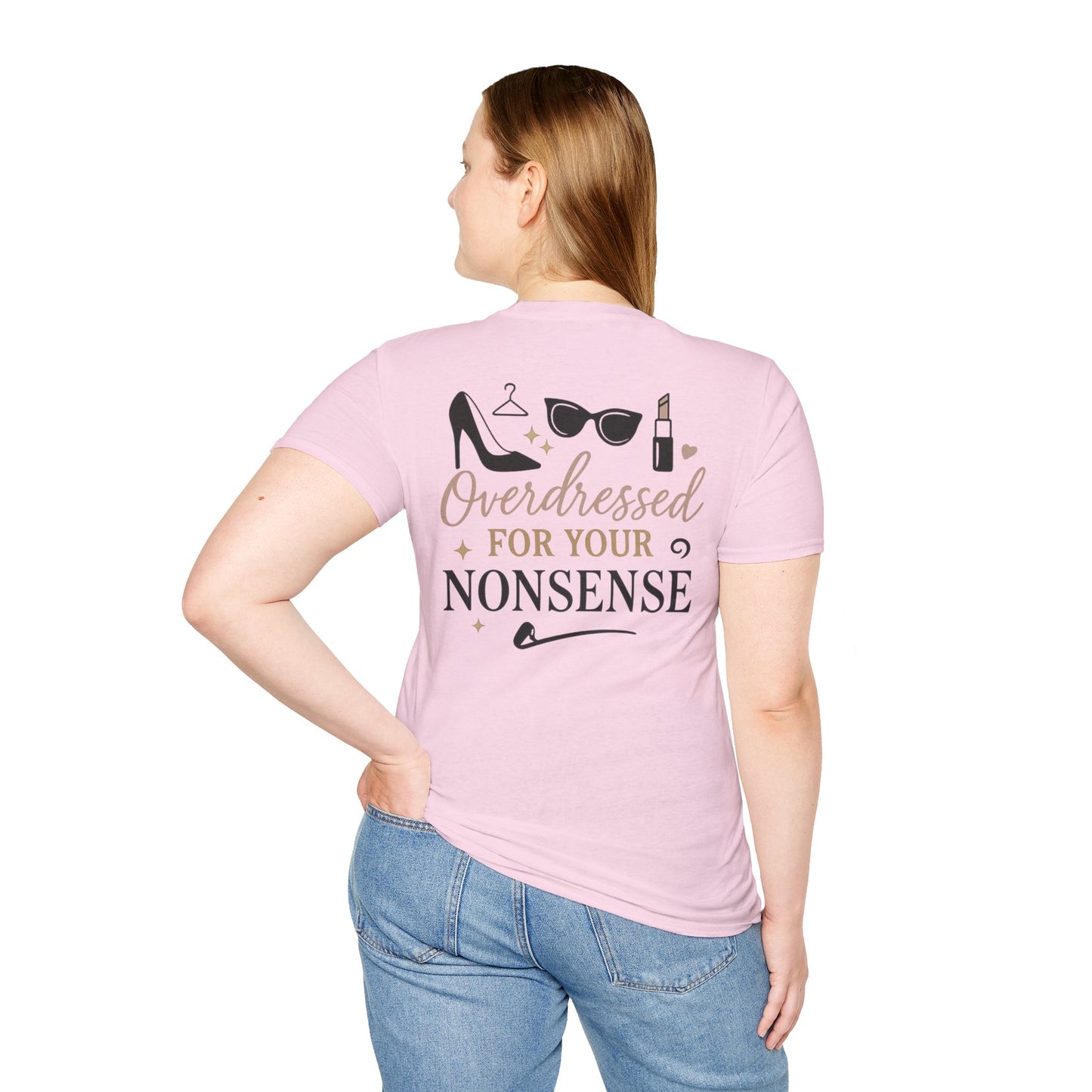 Funny Overdressed T-Shirt - Perfect for Casual Outings & Gift Occasions