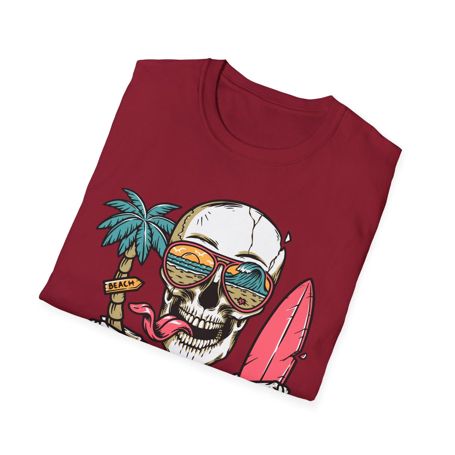 Beach Skull Graphic T-Shirt