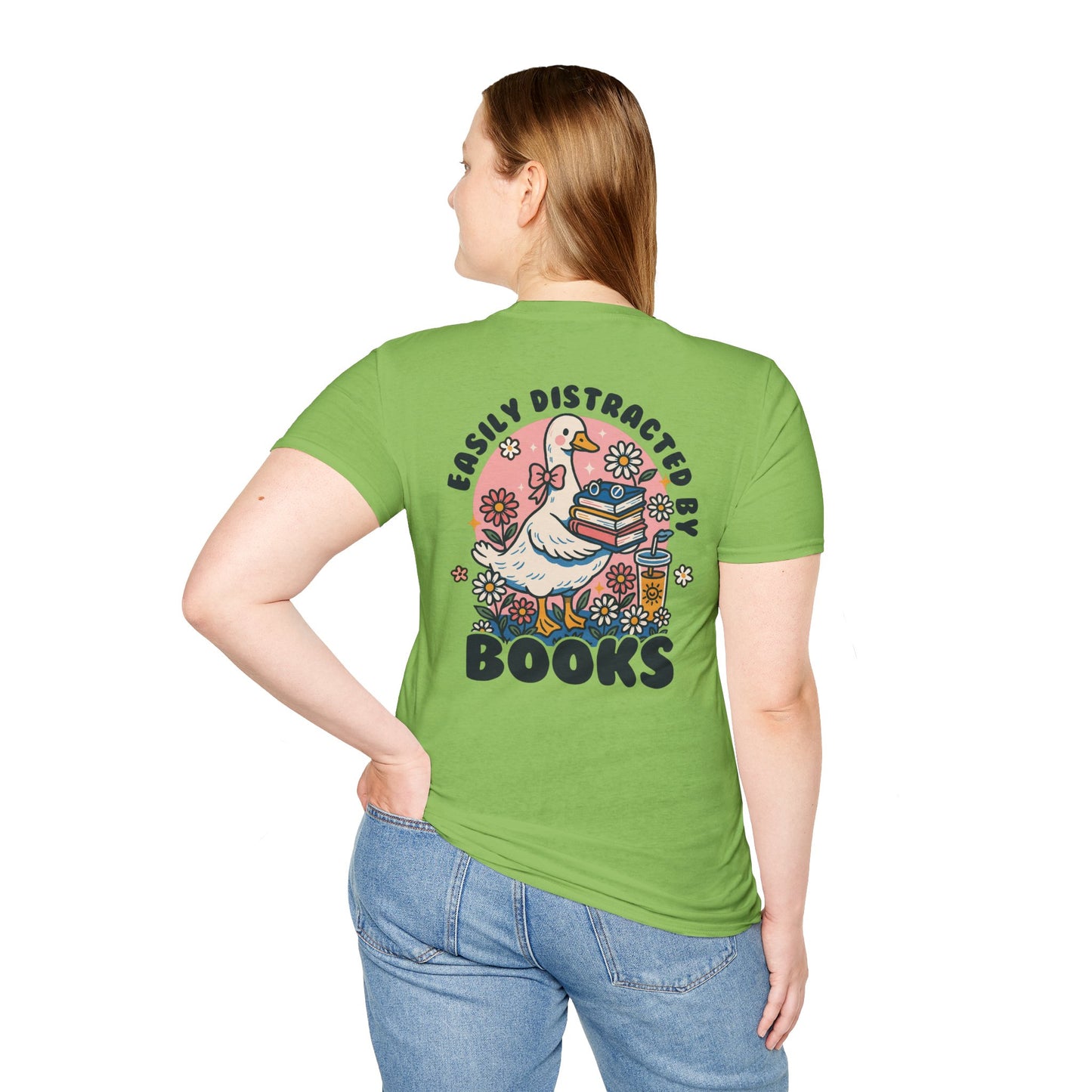 Easily Distracted by Books - T-Shirt