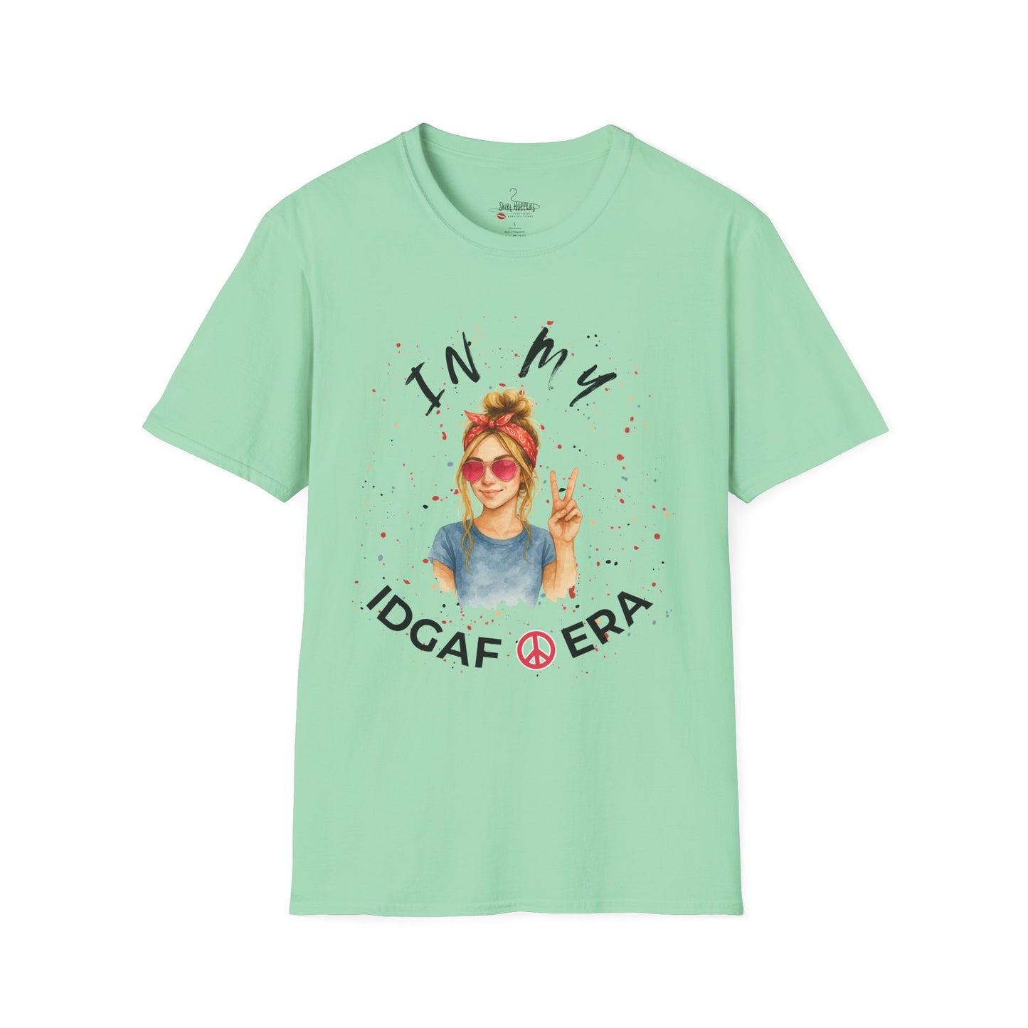 IDGAF ERA - Trendy Graphic T-Shirt for Casual Vibes - Perfect Gift for Friends, Birthday Celebration, Festivals, Everyday Wear, Unique Style