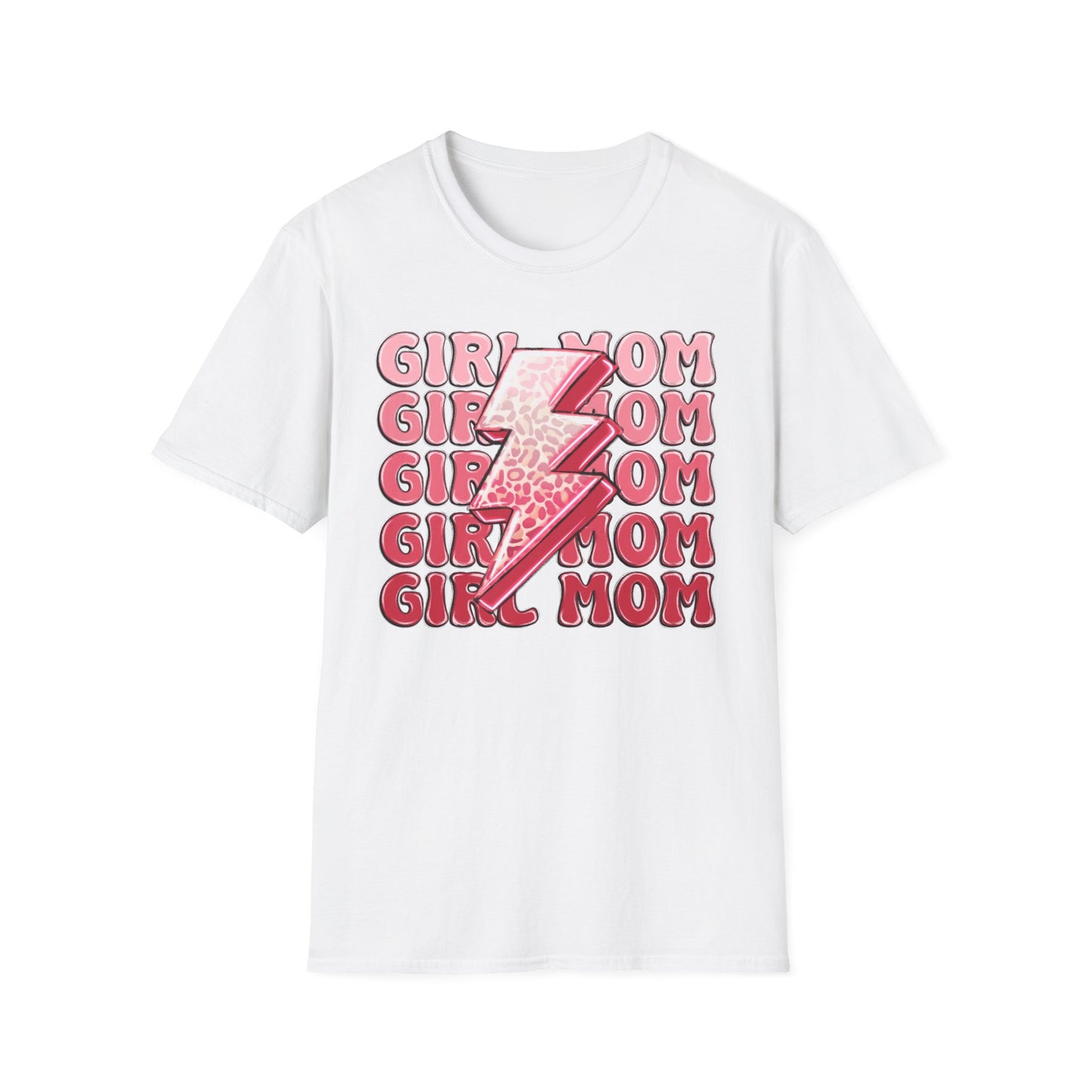 Girl Mom Softstyle T-Shirt - Trendy Casual Tee for Moms