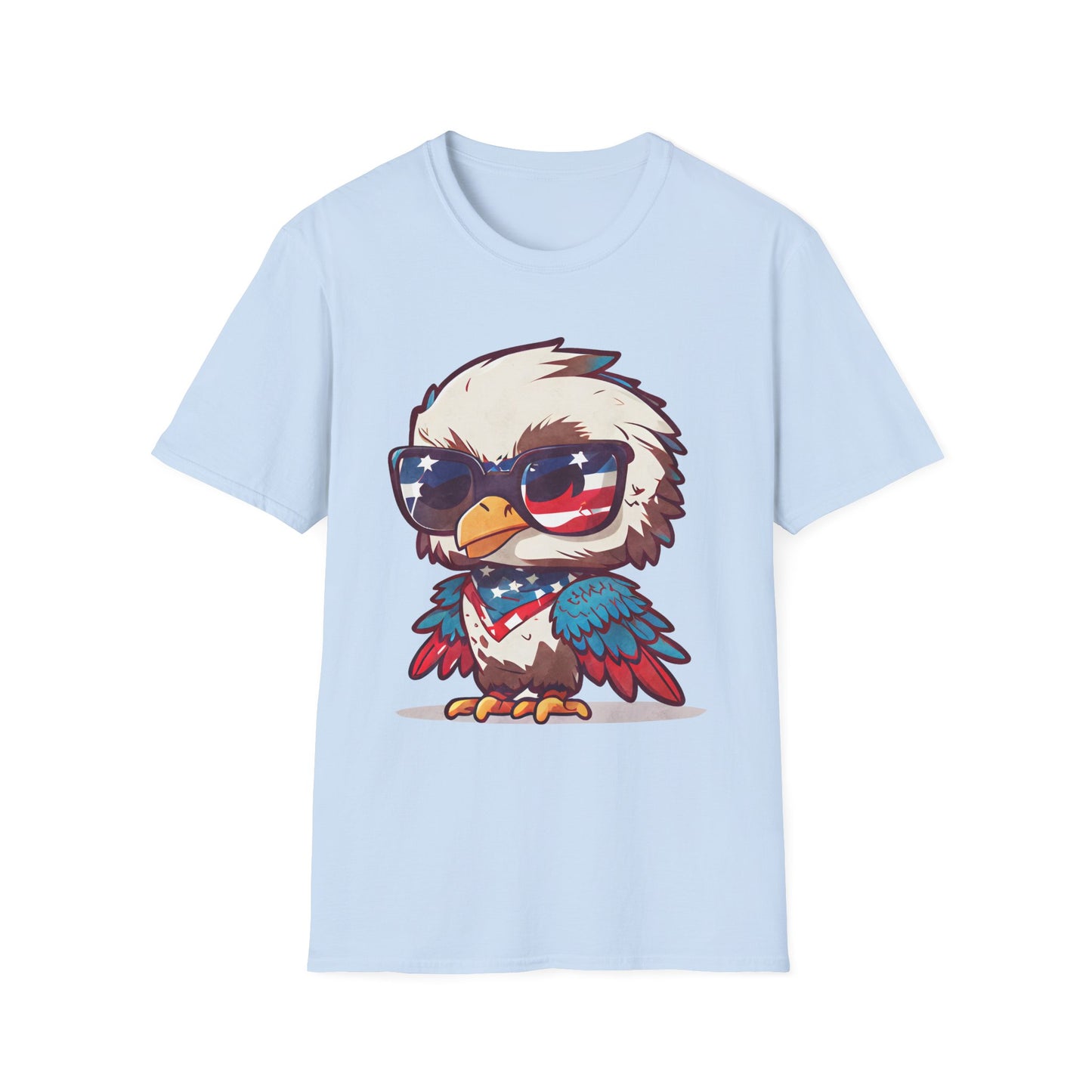 Patriotic Eagle Graphic T-Shirt