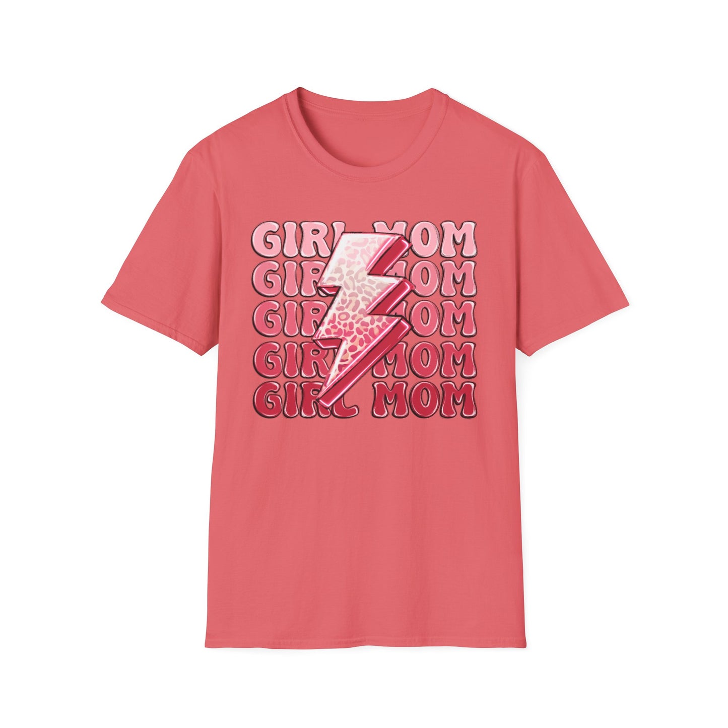 Girl Mom Softstyle T-Shirt - Trendy Casual Tee for Moms