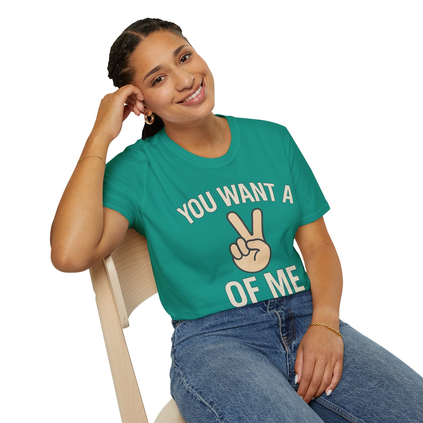 "You Want a Piece of Me" Graphic Tee for Casual Vibes