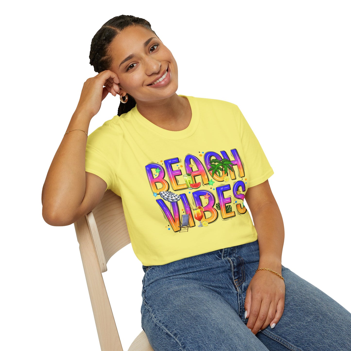 Beach Vibes - Bright and Fun Tee