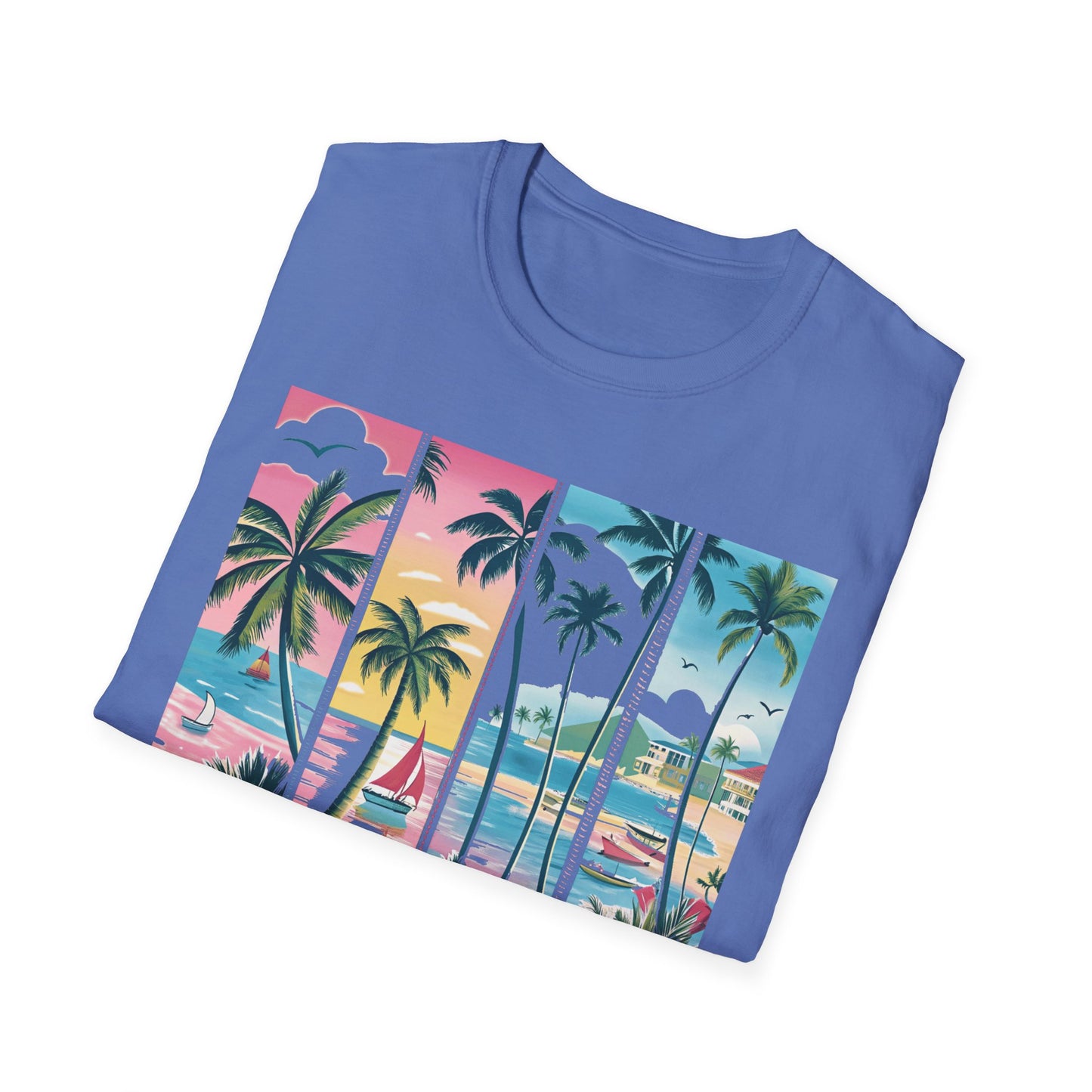 Salty Soul Tropical Vibe Tee for Beach Lovers
