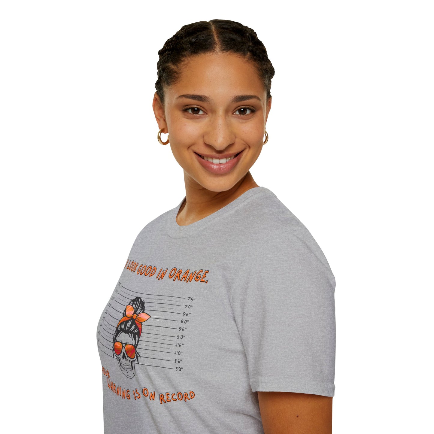 I Look Good in Orange - Fun Statement Tee for Casual Wear