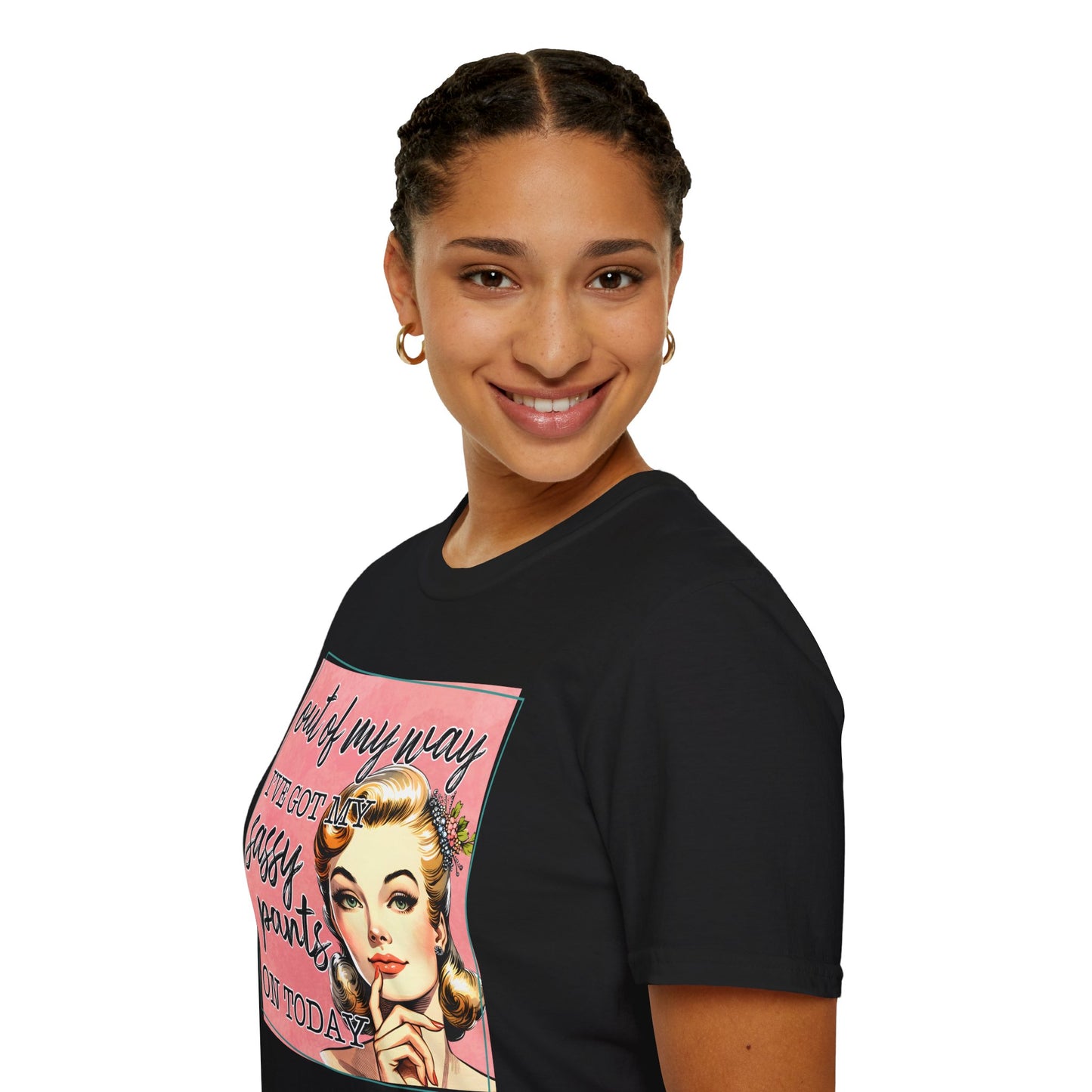 Sassy Pants Unisex Softstyle T-Shirt - Fun Retro Graphic Tee