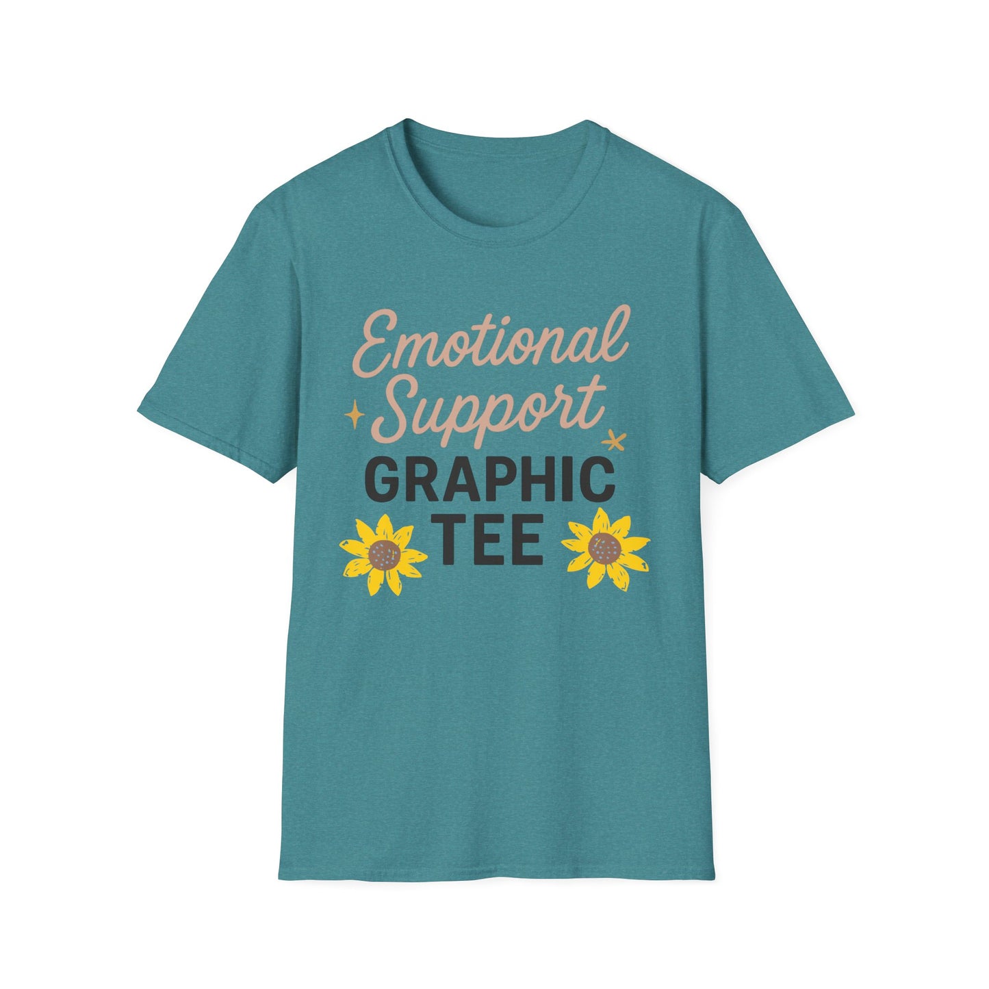 Emotional Support Graphic T-Shirt for Positivity Lovers