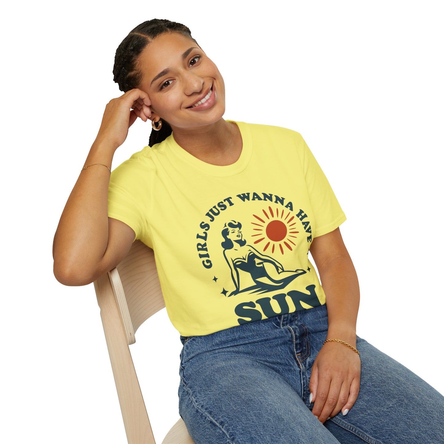 Girls Just Wanna Have Sun T-Shirt - Summer Vibes Tee