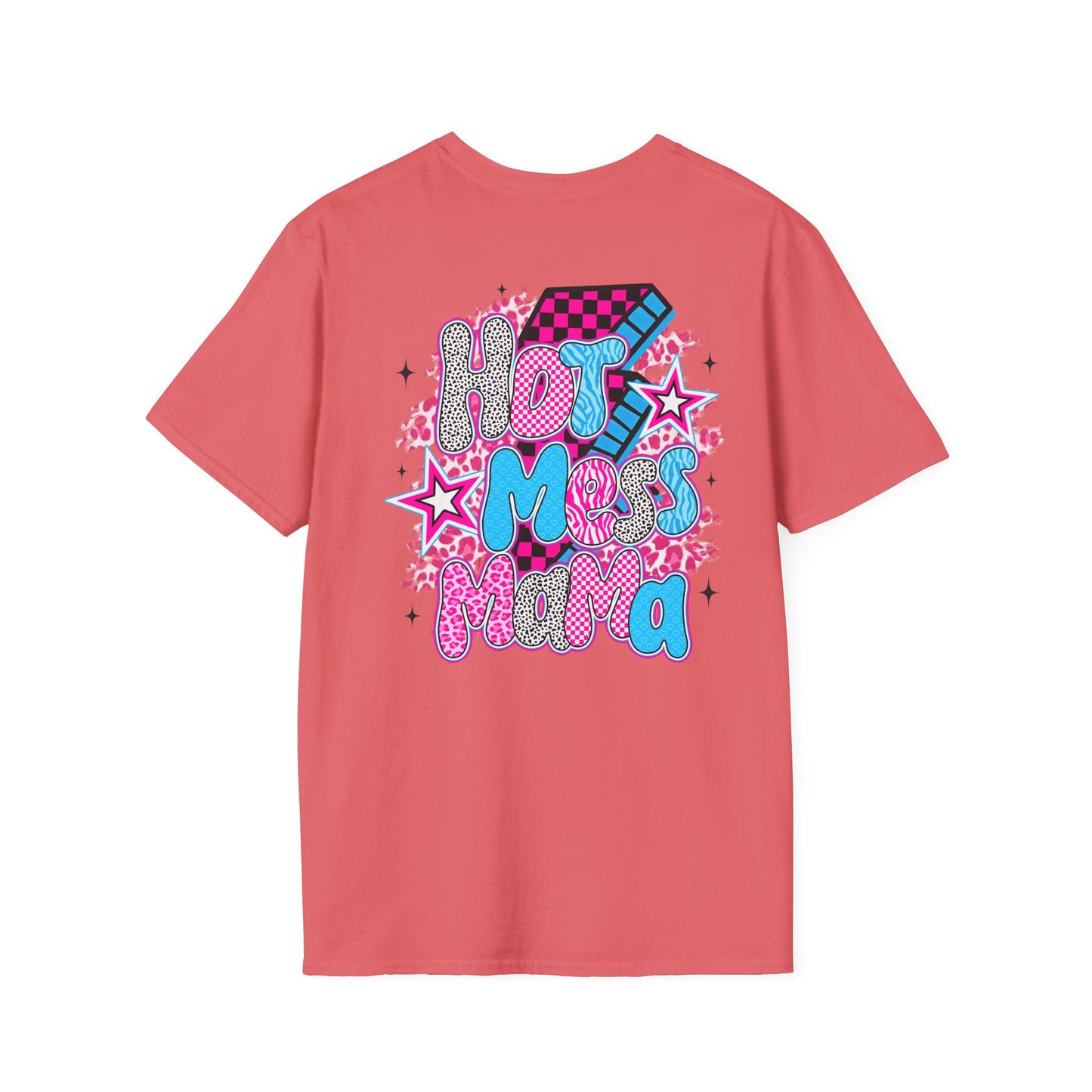 Hot Mess Vibes Fun Graphic Tee