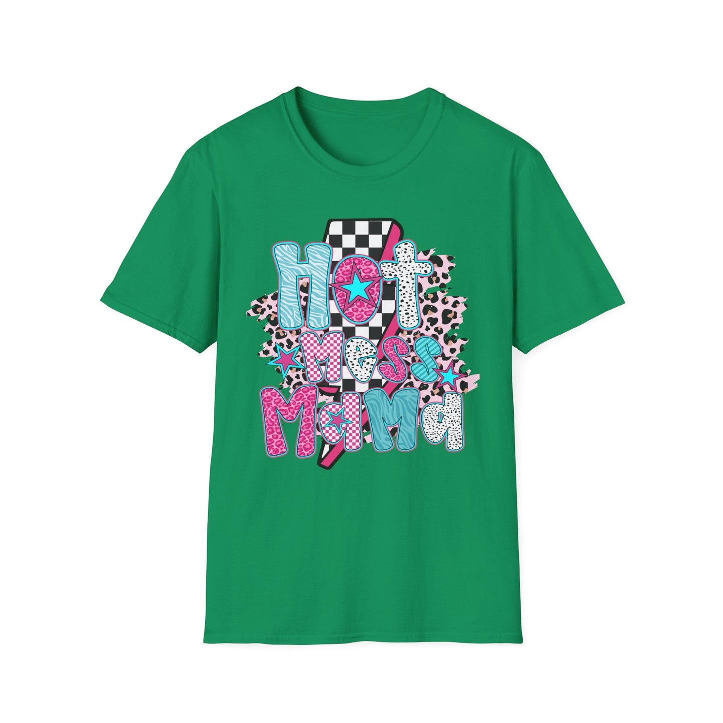 Fun 'Hot Mess Mama' T-Shirt - Perfect for Moms!