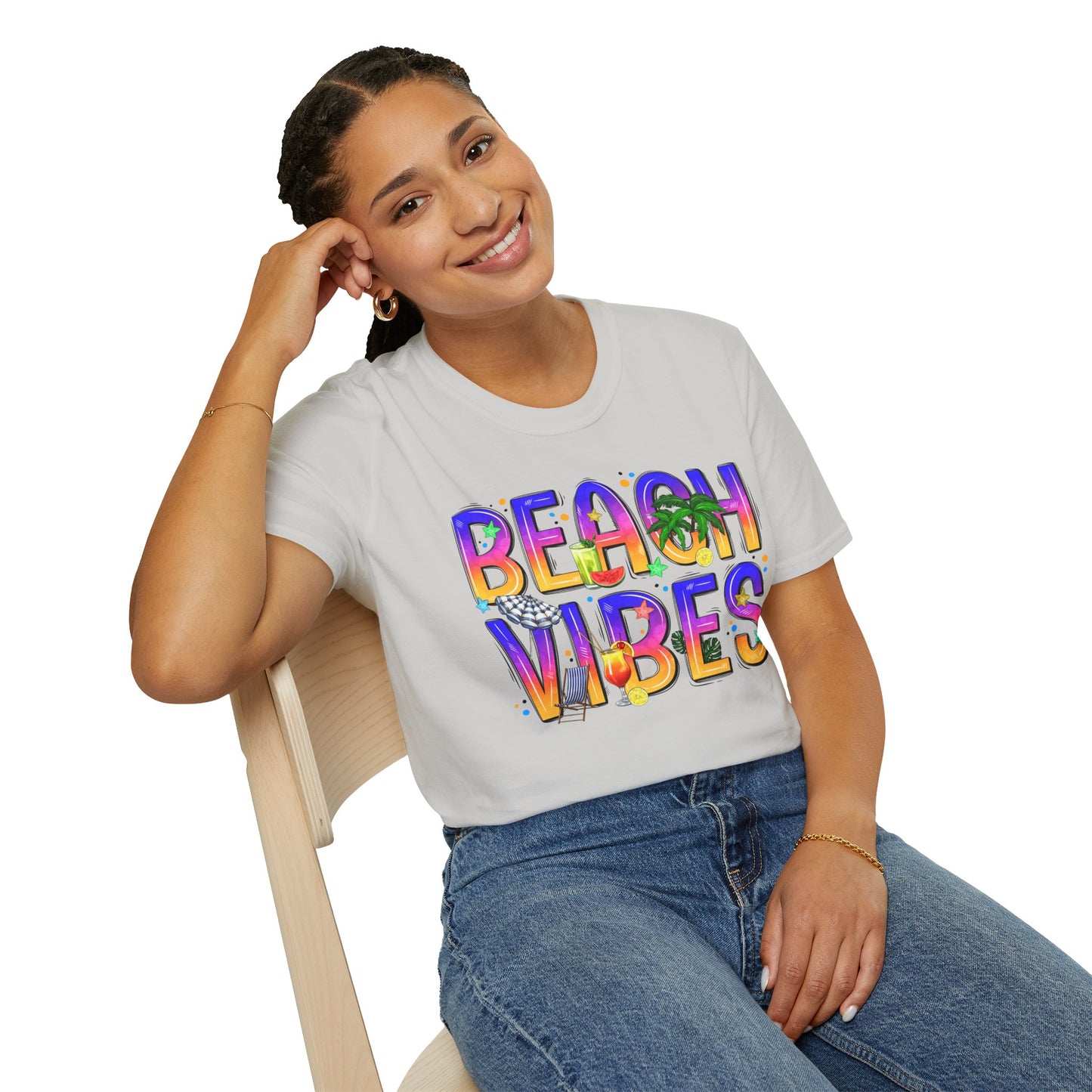 Beach Vibes - Bright and Fun Tee