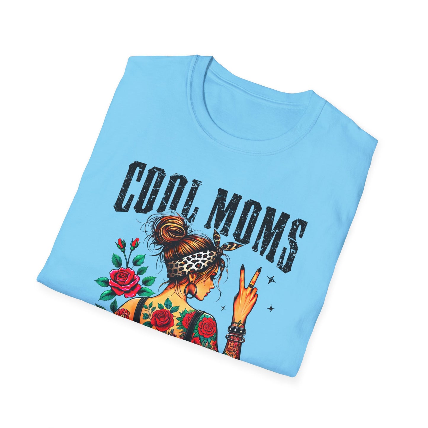 Cool Moms Tattoo Graphic T-Shirt