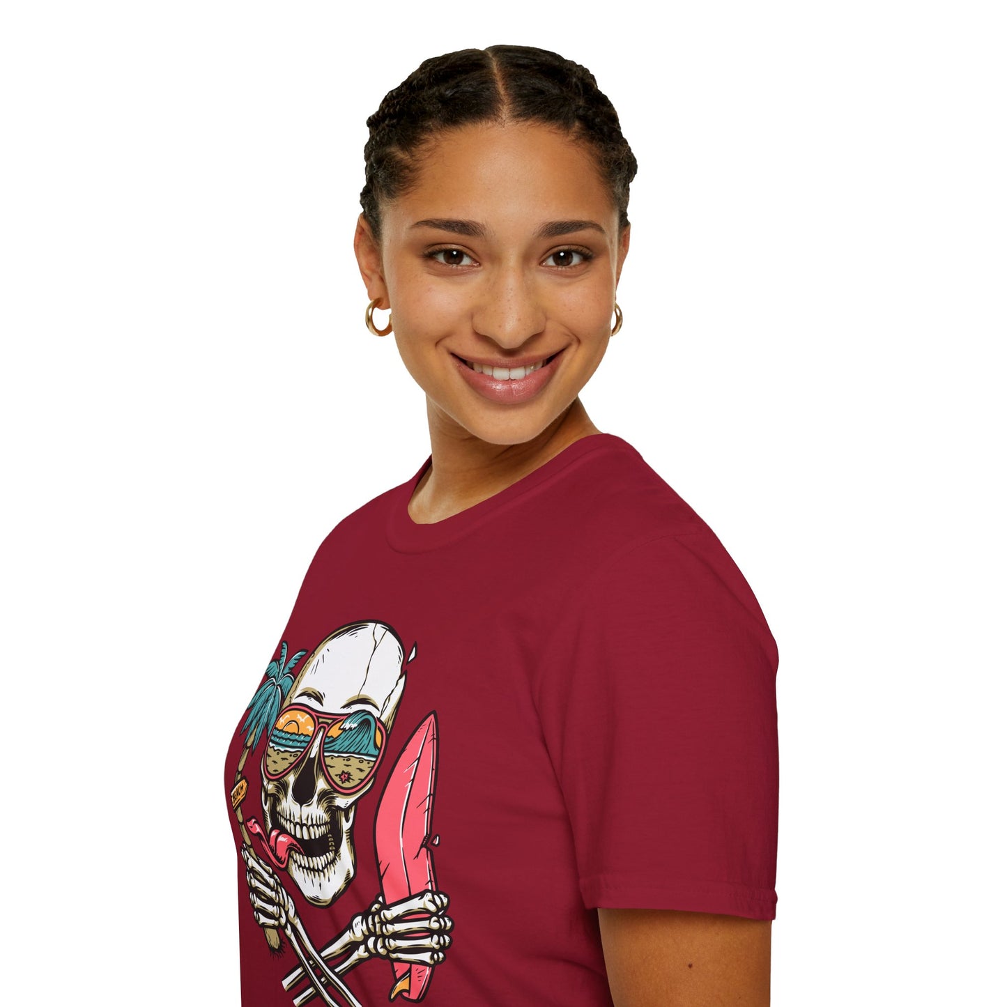 Beach Skull Graphic T-Shirt