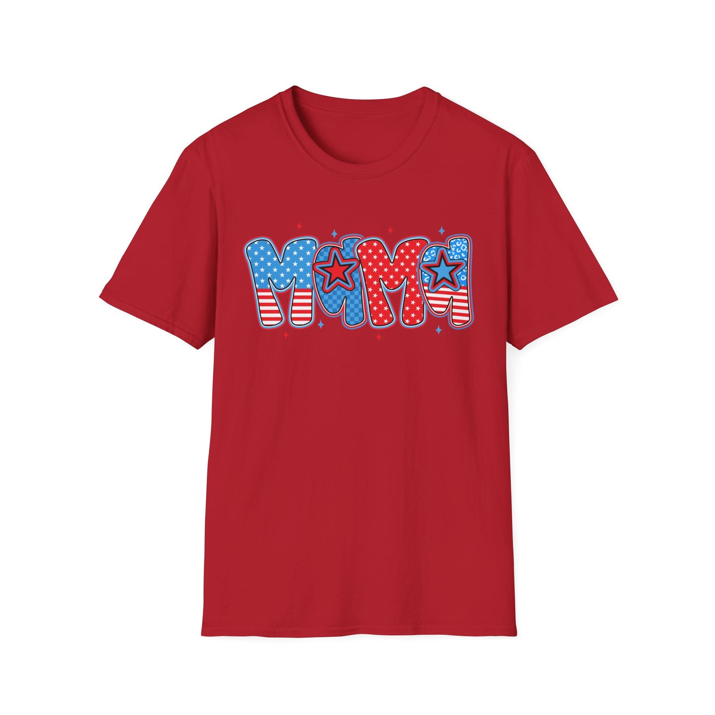 Patriotic Mama T-Shirt - Tee for Celebrations