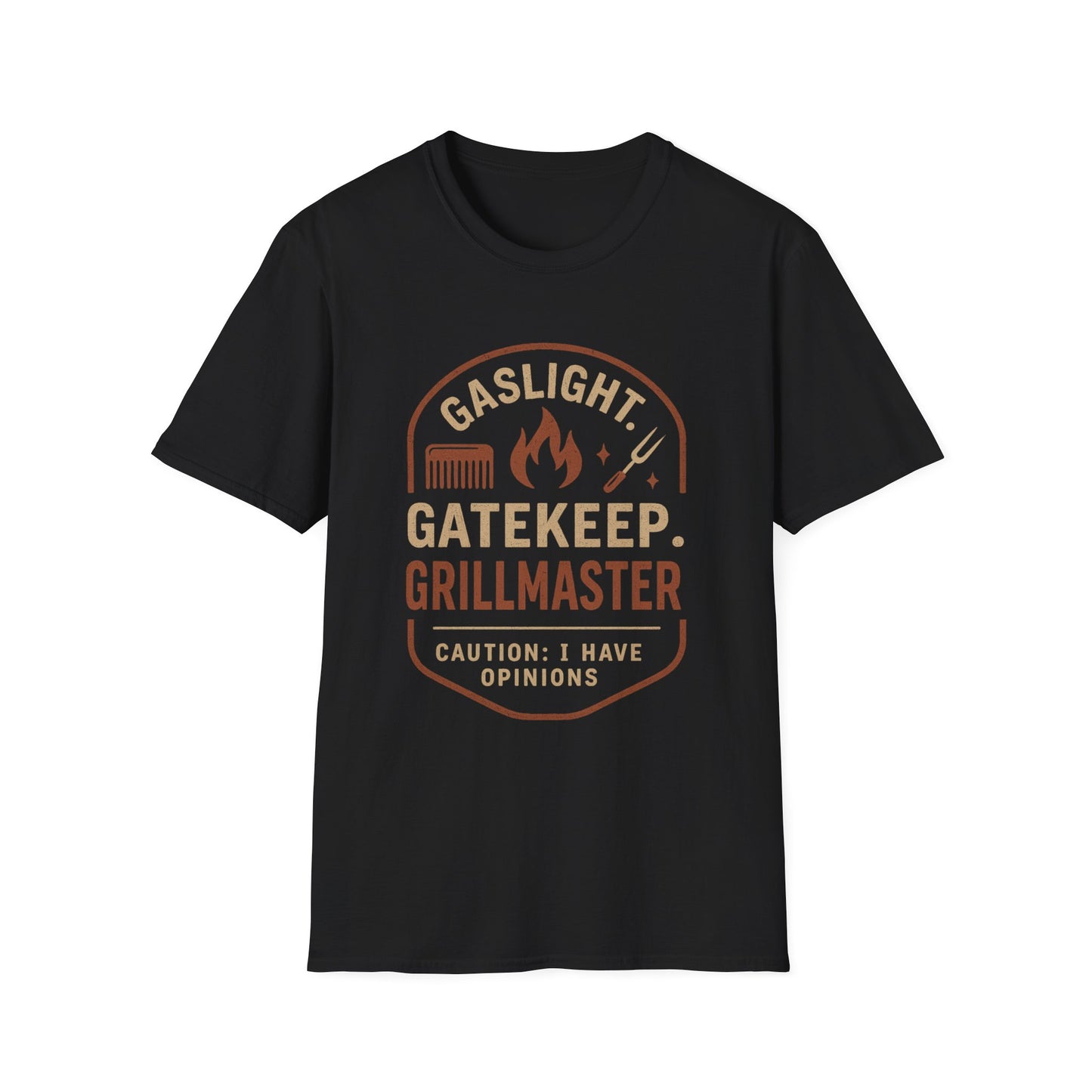 Gaslight Gatekeep Grillmaster Tee for BBQ Lovers