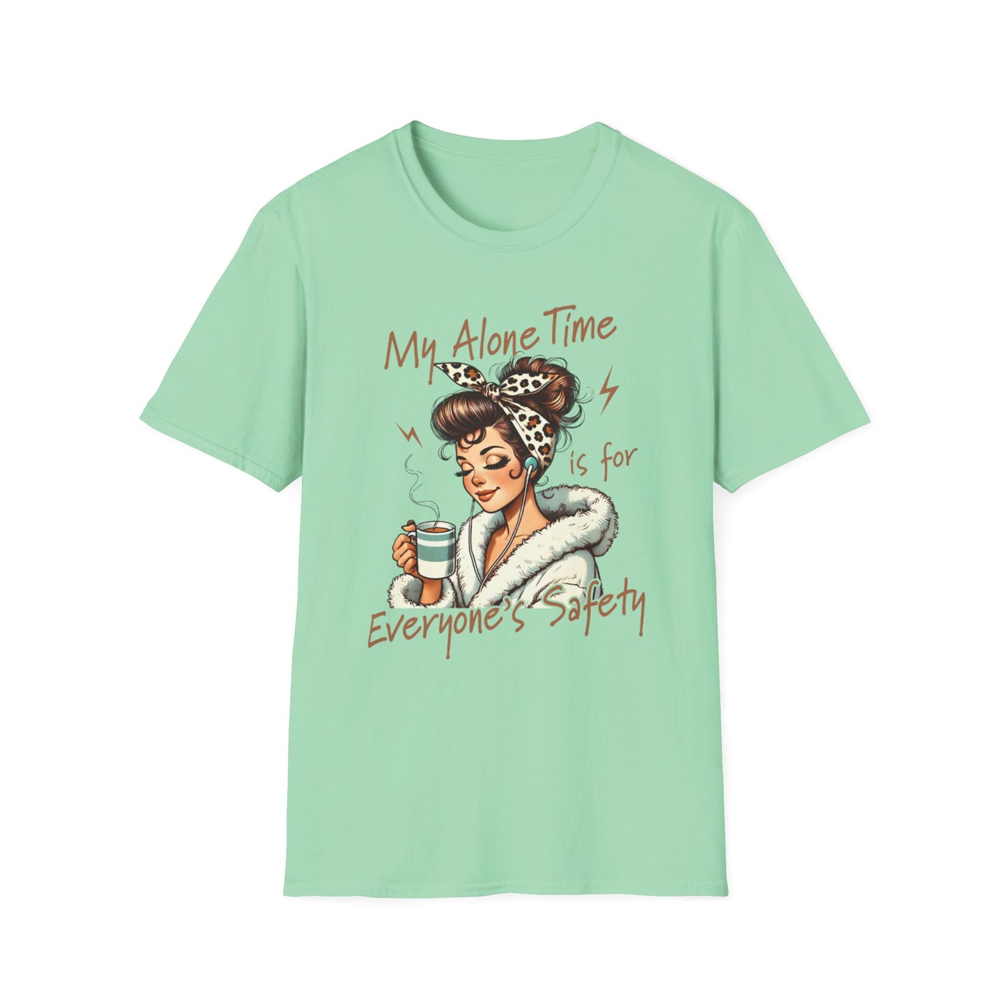 Cozy Self-Care T-Shirt: My Alone Time is for Everyone's Safety, Relaxation Gift, Casual Tee, Funny Shirt, Comfortable Wear