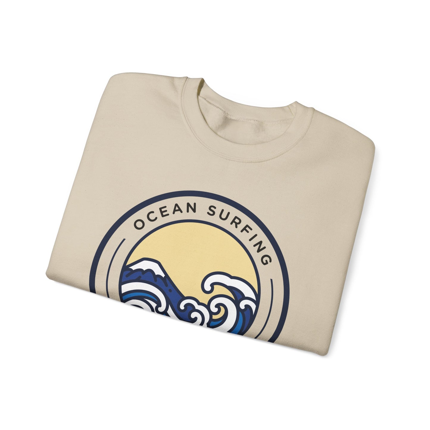 Ocean Surfing Bali Crewneck Sweatshirt - Unisex Heavy Blend