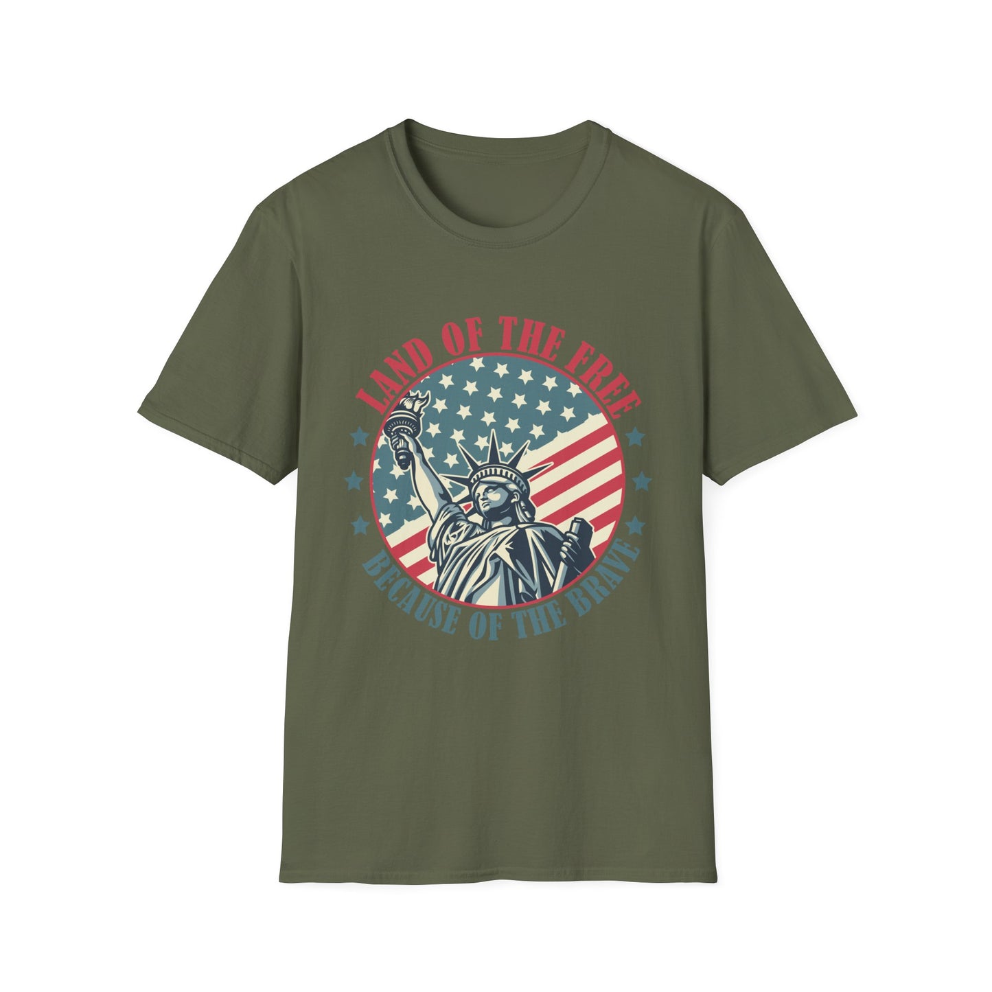 Land of the Free Graphic T-Shirt – Patriotism