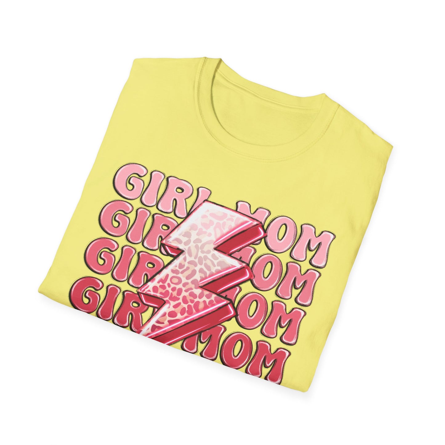 Girl Mom Softstyle T-Shirt - Trendy Casual Tee for Moms