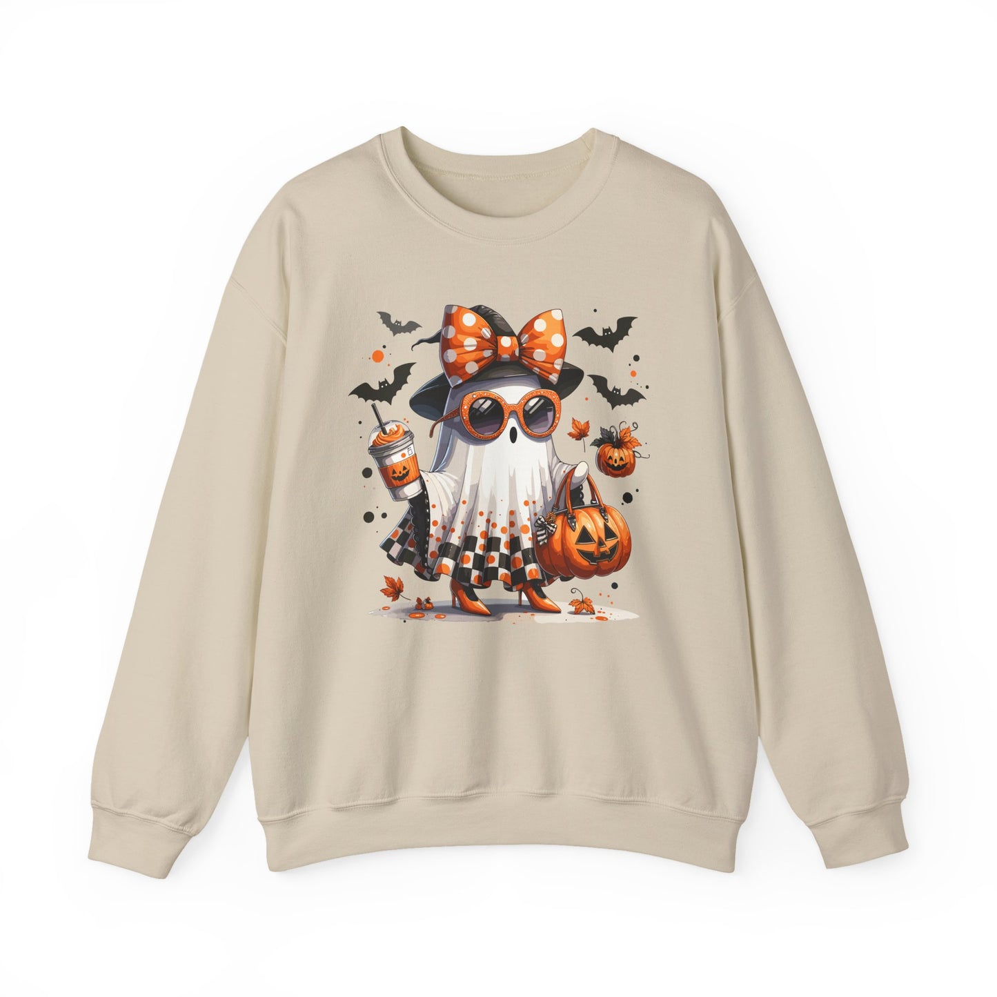 Halloween Jellyfish Sweatshirt, Unisex Cozy Crewneck, Cute Fall Fashion, Spooky Season Apparel, Perfect for October Parties, Pumpkin [...]