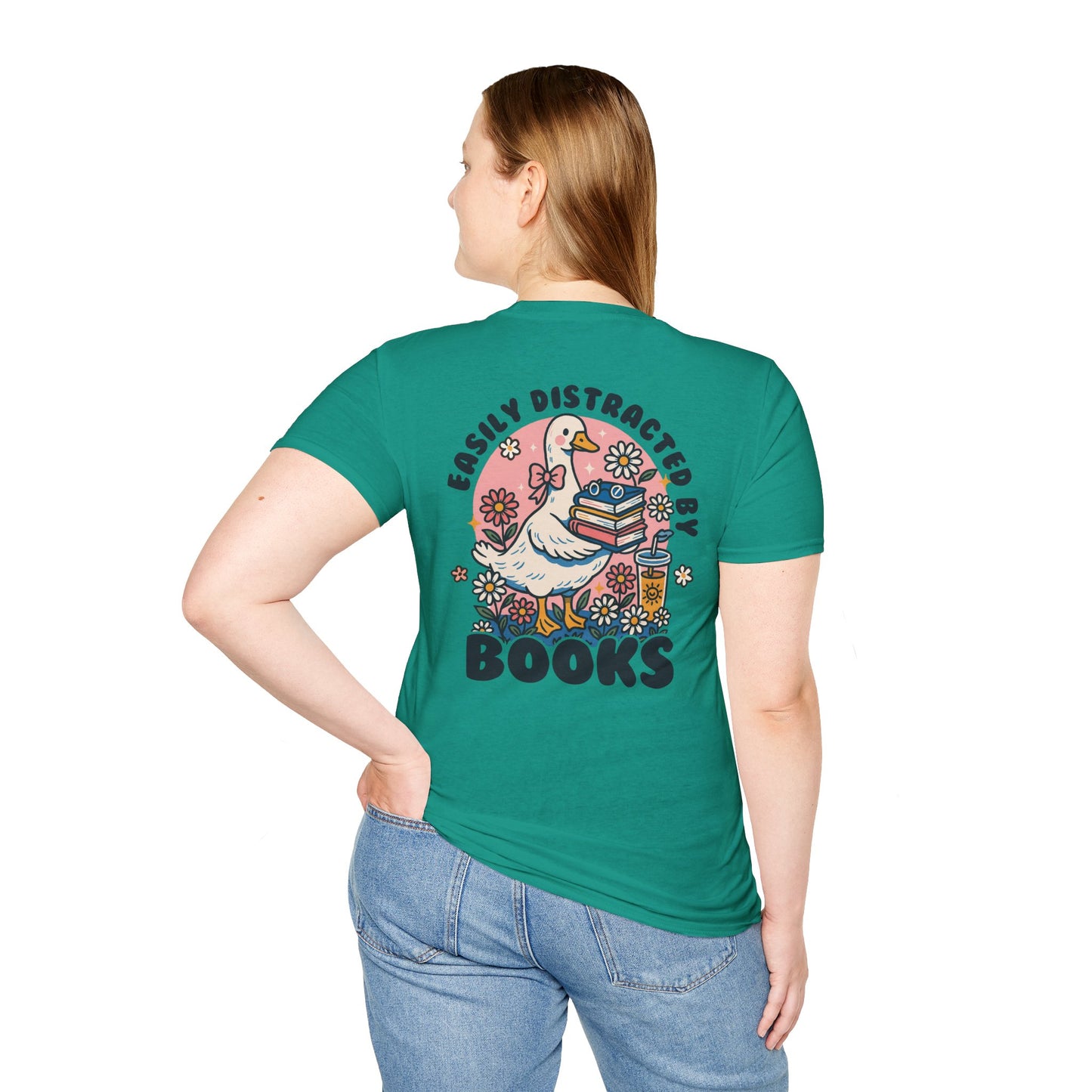 Easily Distracted by Books - T-Shirt