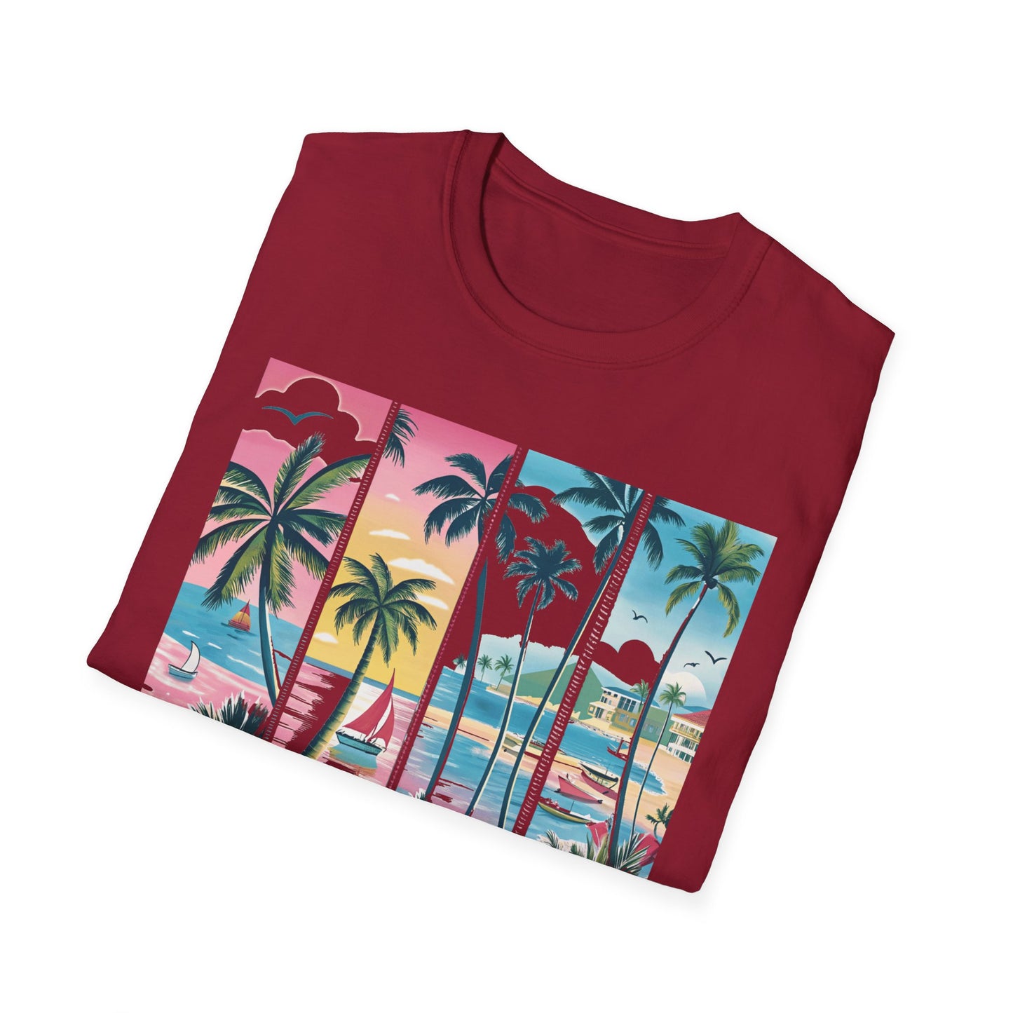 Salty Soul Tropical Vibe Tee for Beach Lovers