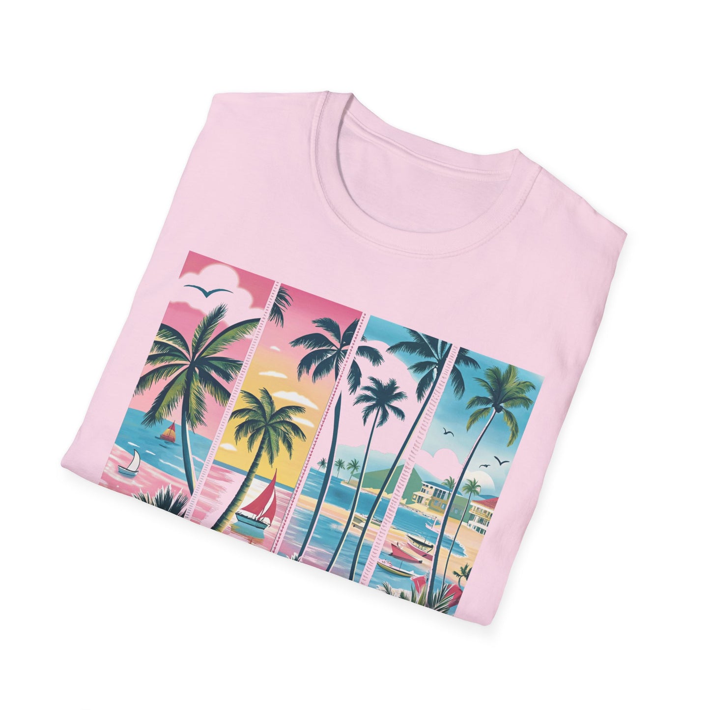 Salty Soul Tropical Vibe Tee for Beach Lovers