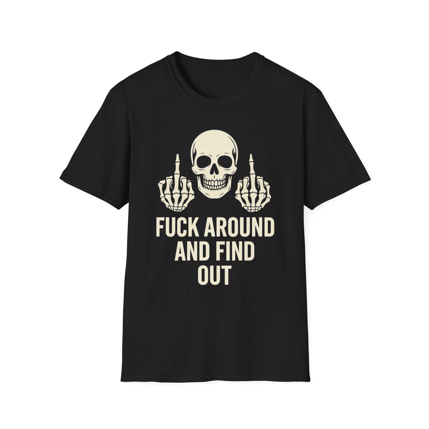 "F*ck Around and Find Out" Skull Graphic Tee
