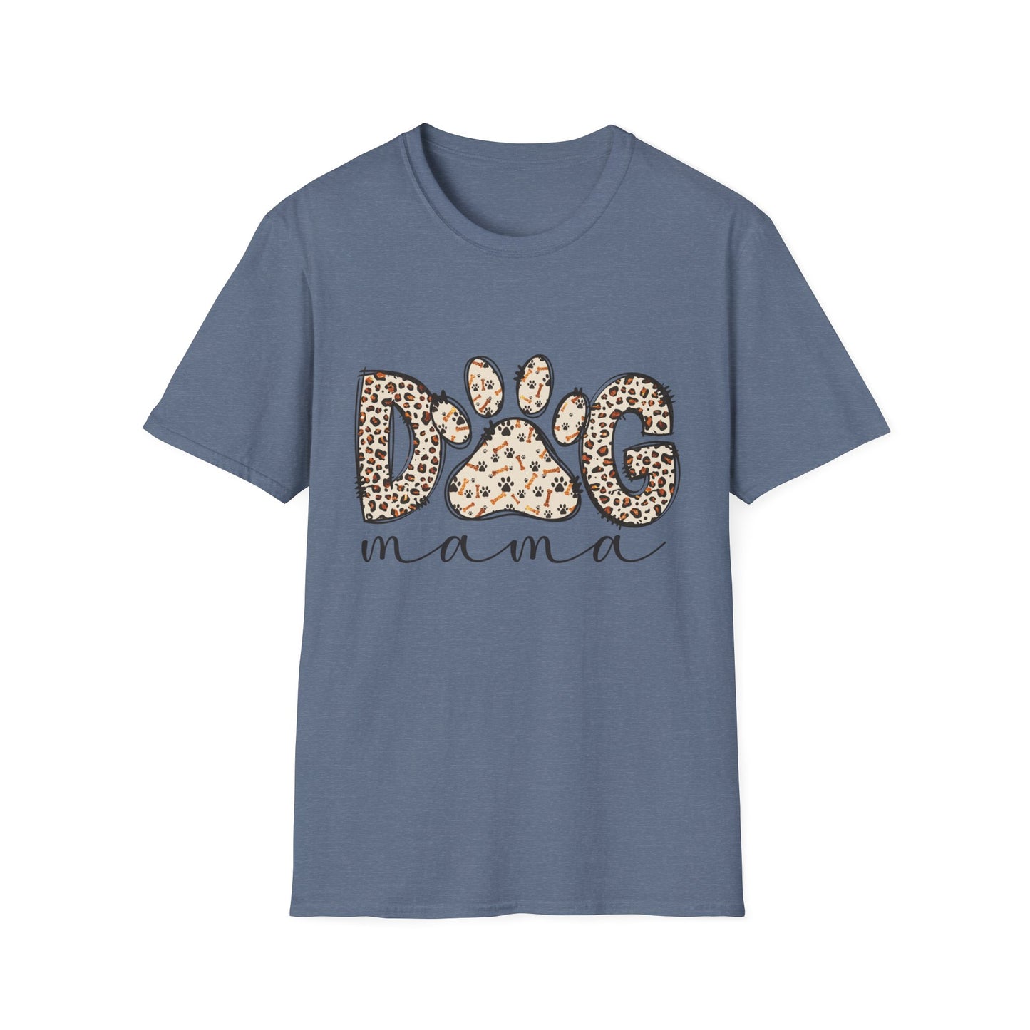Dog Mama Leopard Print T-Shirt