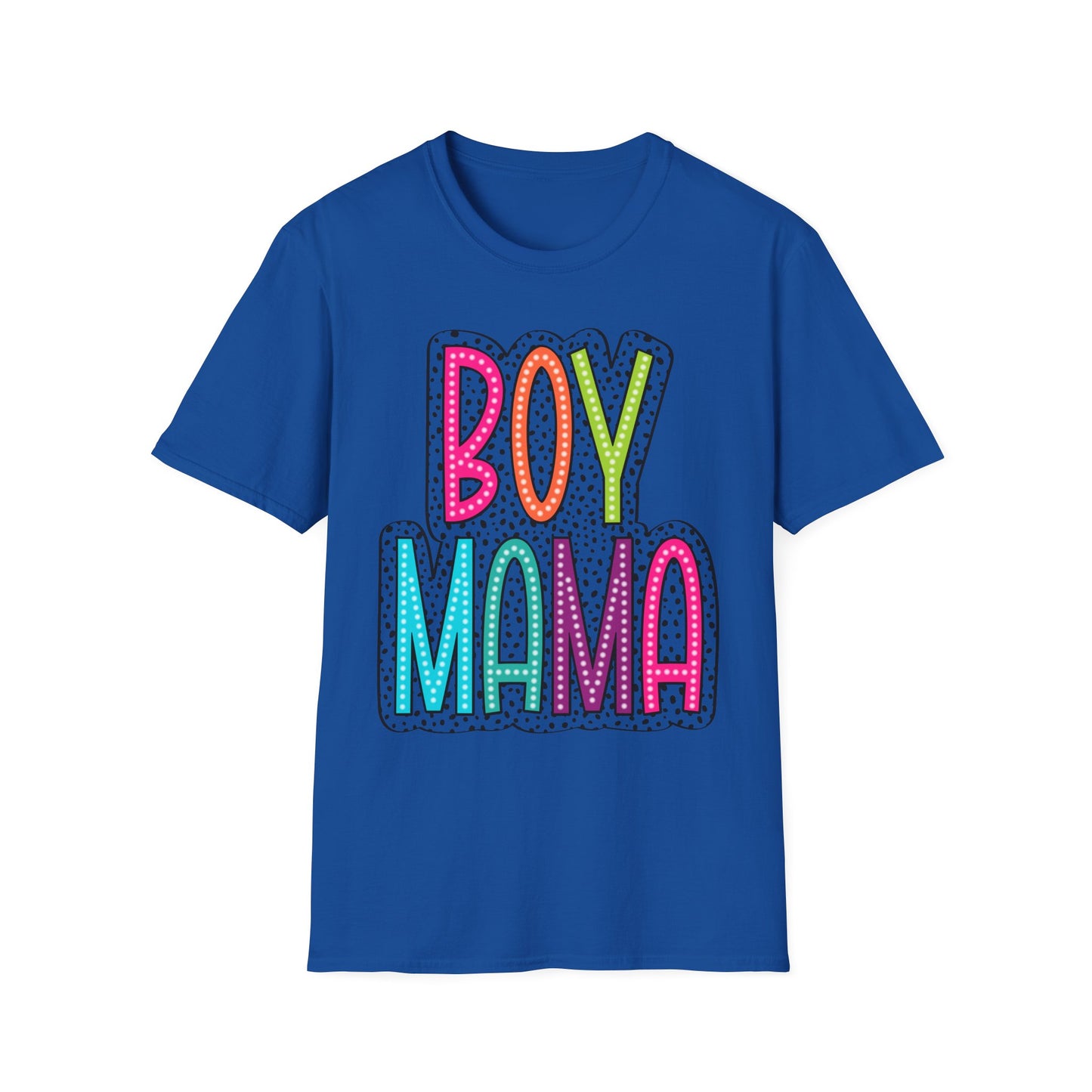 Boy Mama Colorful Graphic Tee for Moms