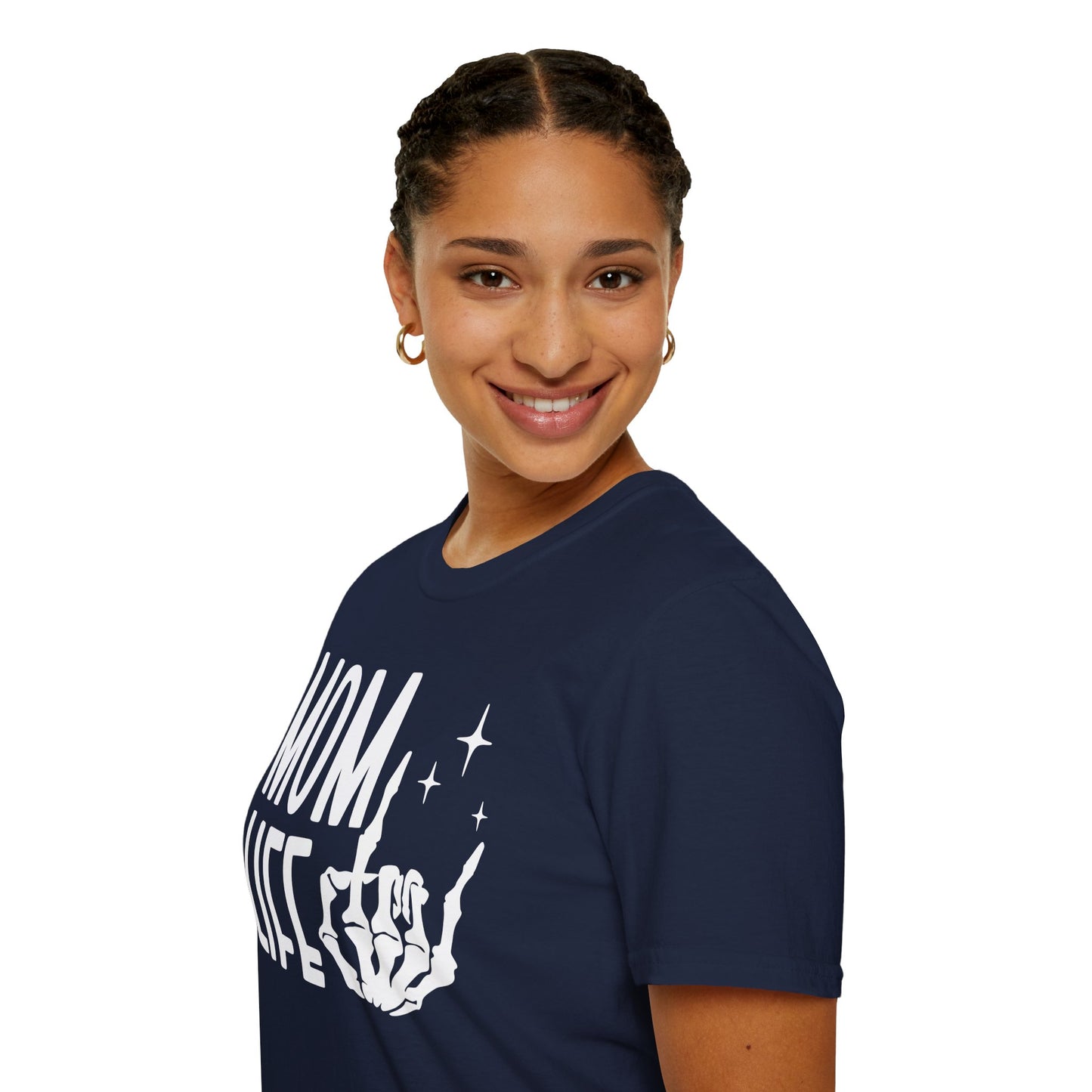 Mom Life Unisex Softstyle T-Shirt - Comfortable & Stylish for Moms