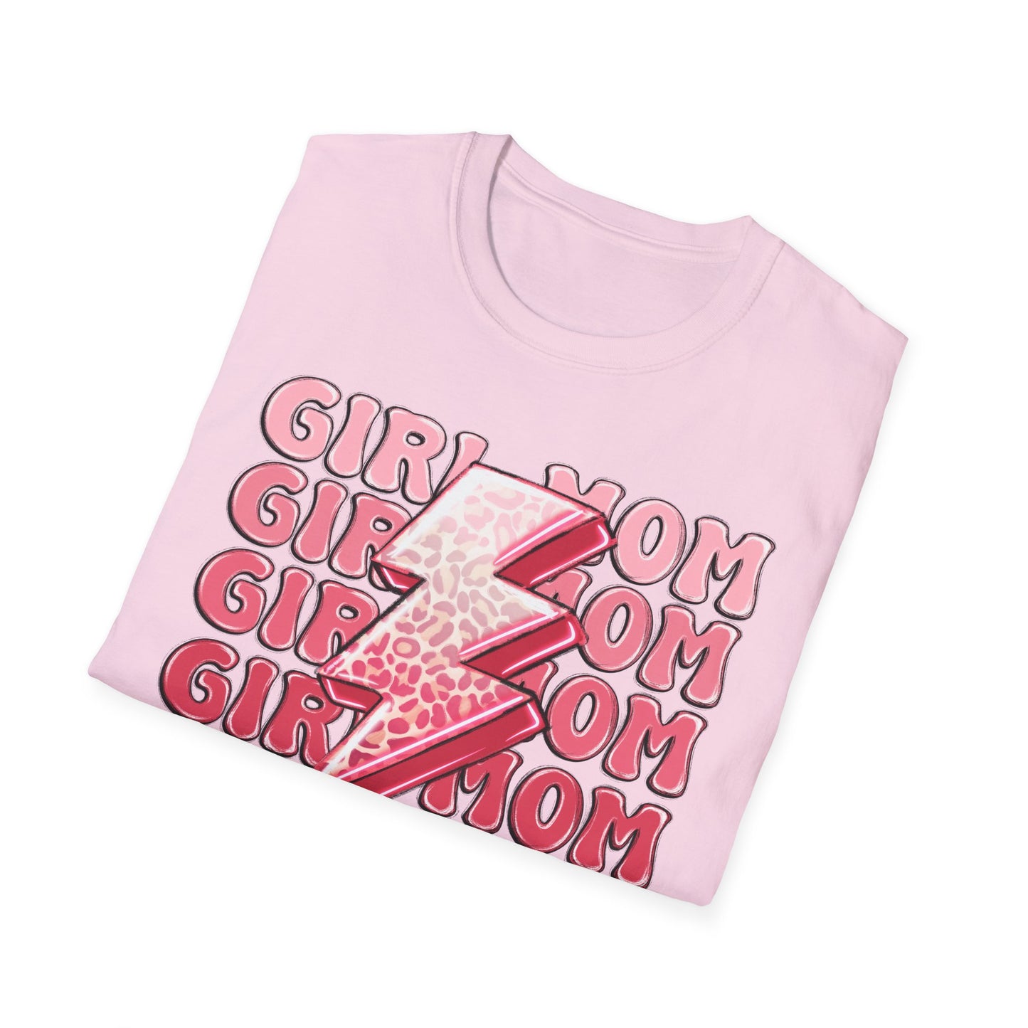 Girl Mom Softstyle T-Shirt - Trendy Casual Tee for Moms