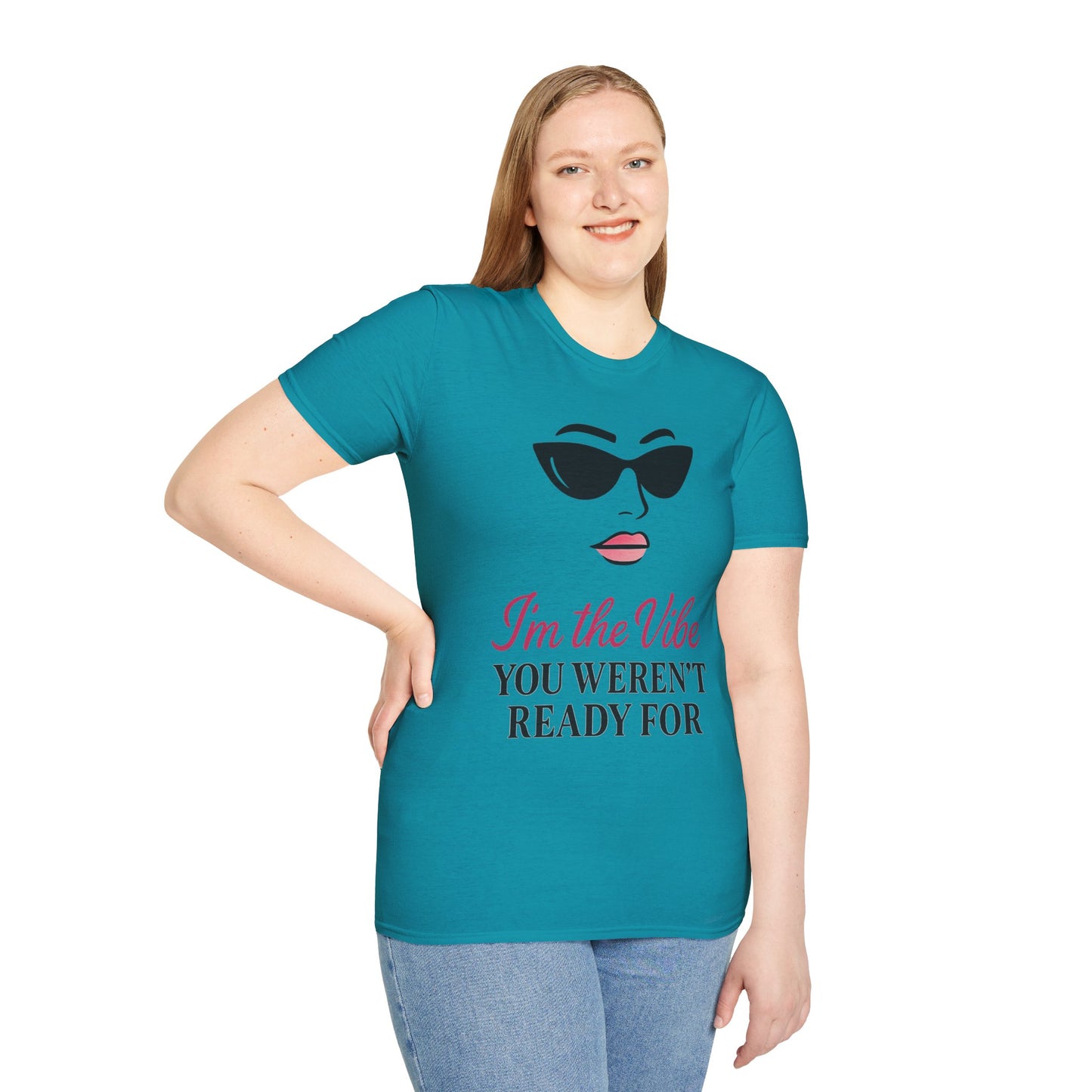 Unisex Softstyle T-Shirt - "I'm the Vibe You Weren't Ready For" Motivational Tee