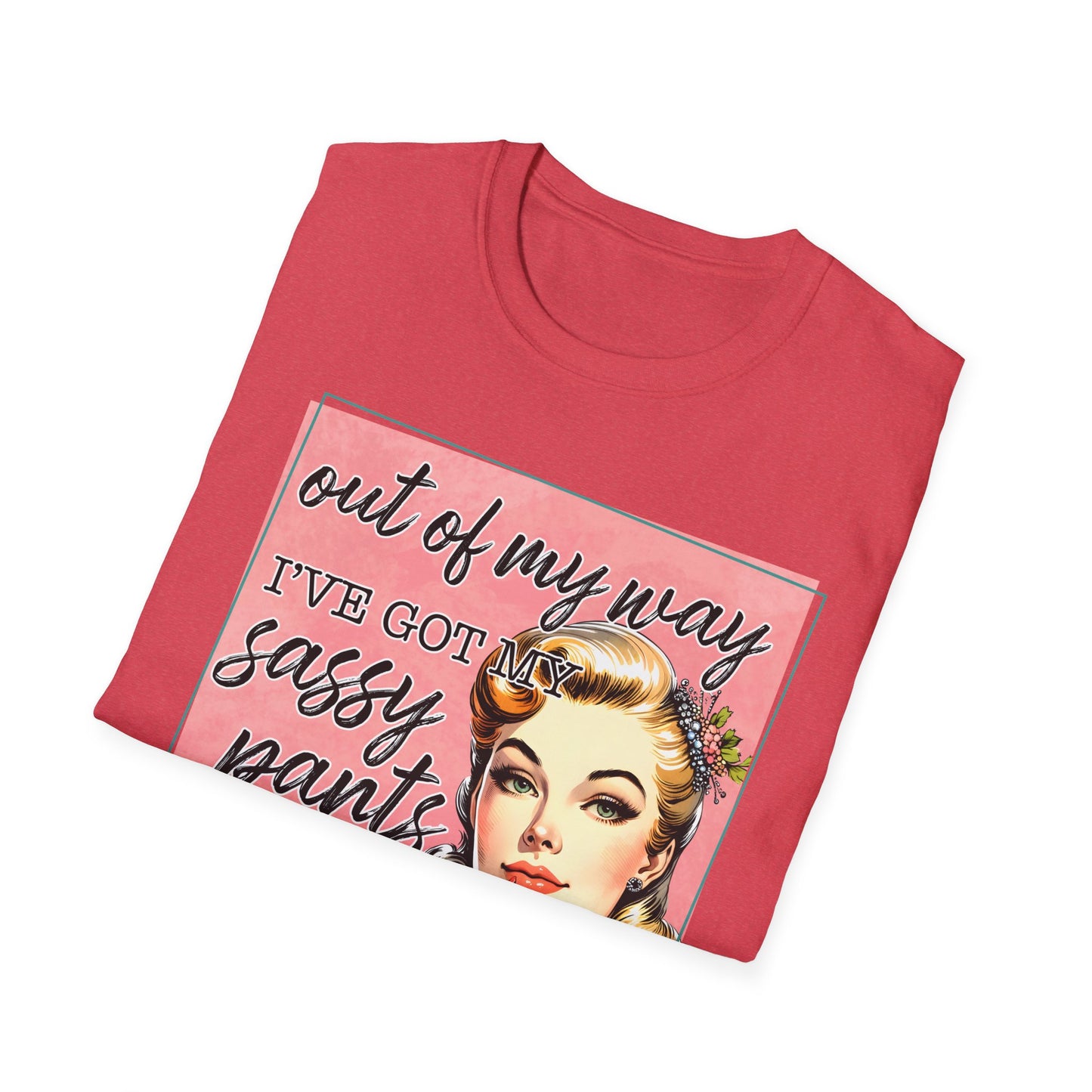 Sassy Pants Unisex Softstyle T-Shirt - Fun Retro Graphic Tee