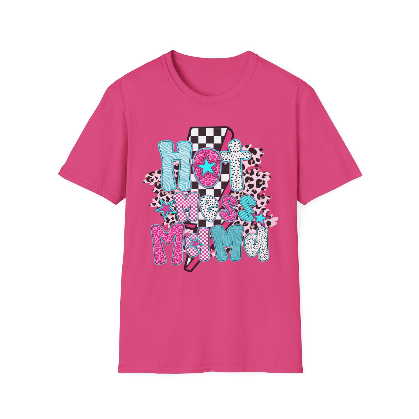 Fun 'Hot Mess Mama' T-Shirt - Perfect for Moms!