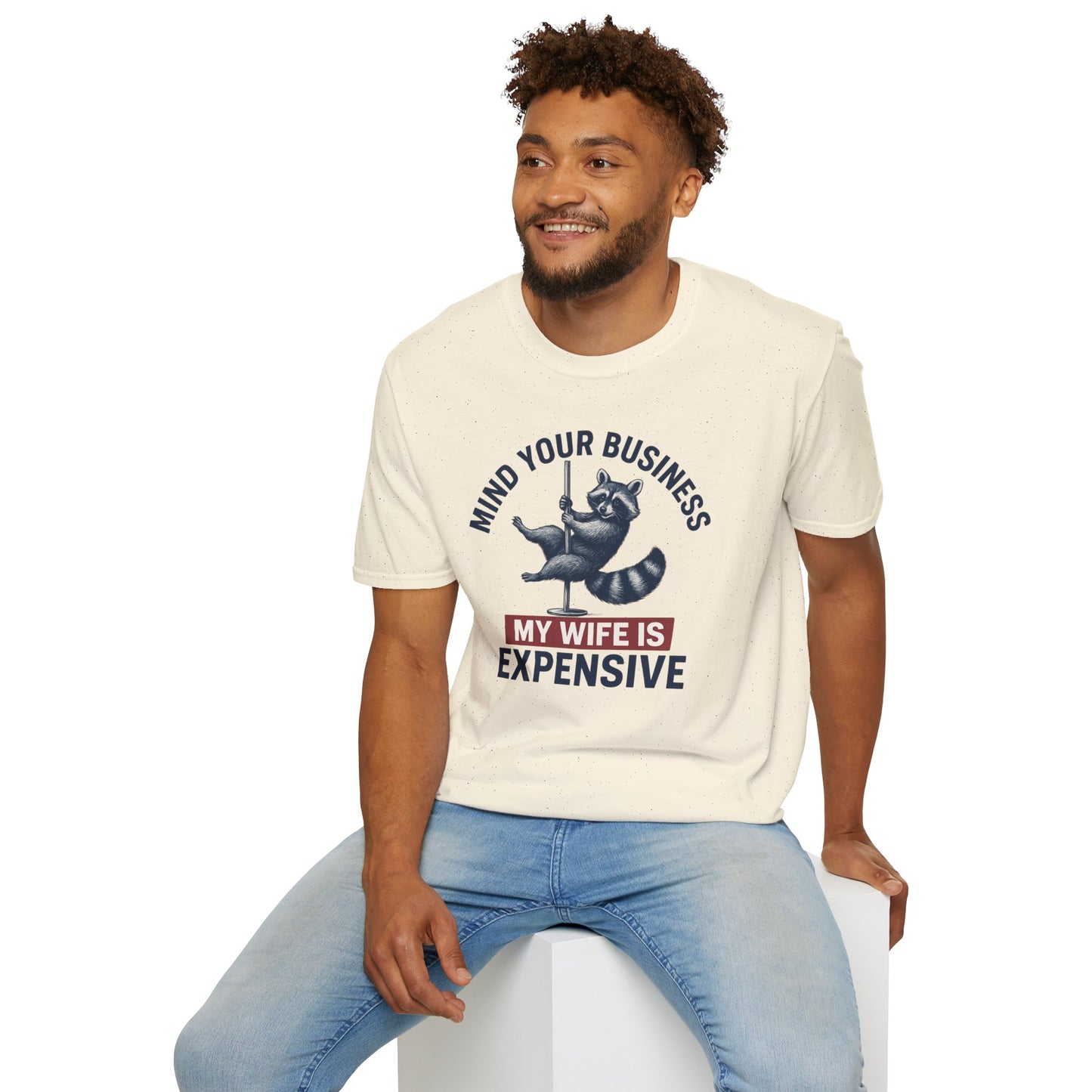 Funny Raccoon T-Shirt - Mind Your Business, Perfect for Gifting on Anniversaries, Birthdays, Casual Outings, Gift for Spouses, [...]