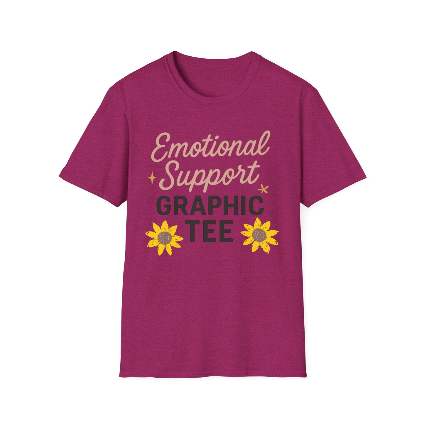 Emotional Support Graphic T-Shirt for Positivity Lovers