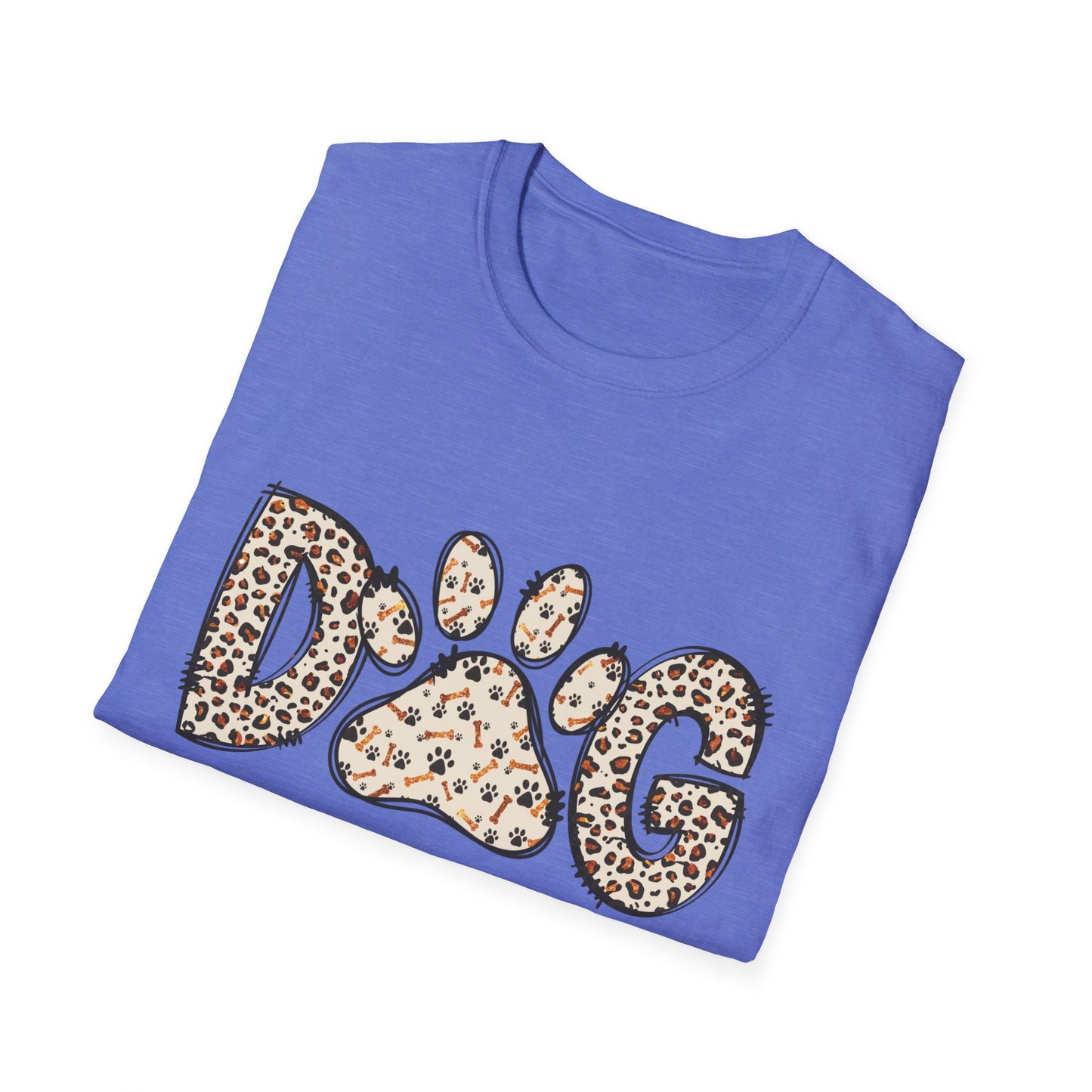Dog Mama Leopard Print T-Shirt