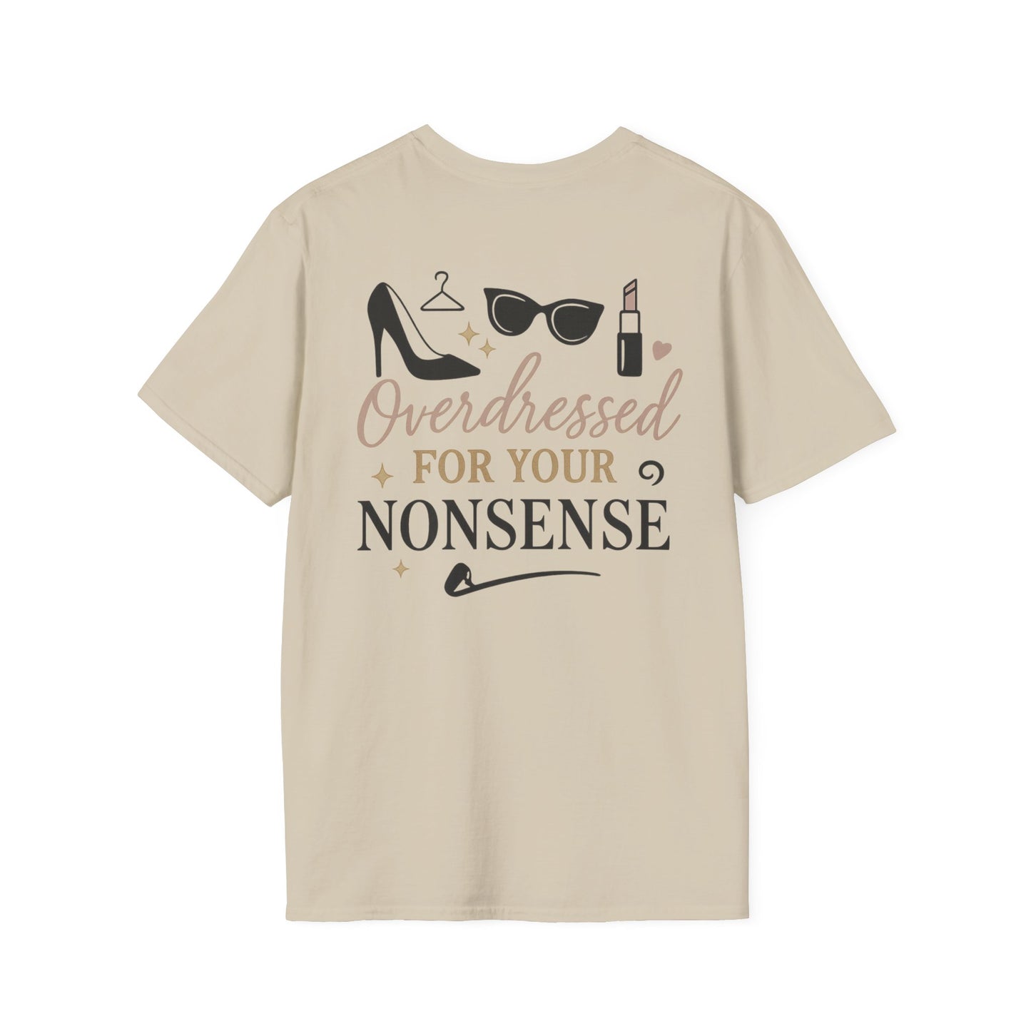 Funny Overdressed T-Shirt - Perfect for Casual Outings & Gift Occasions